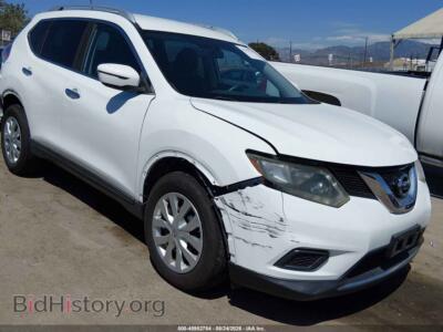 2016 Nissan ROGUE S, белый — VIN KNMAT2MT1GP671237, IAAI
