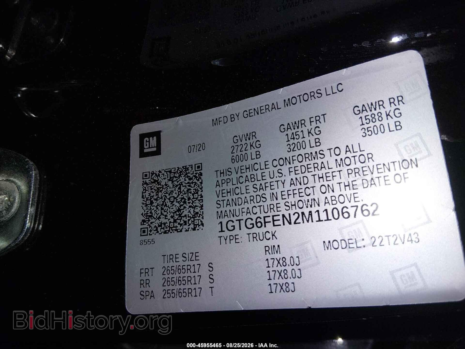 2021 GMC CANYON - VIN: 1GTG6FEN2M1106762 - Photo 9