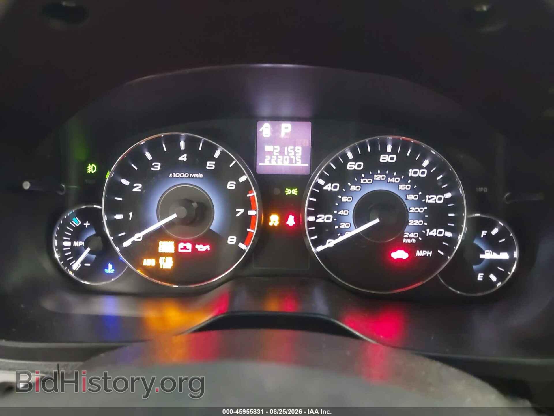 2012 SUBARU OUTBACK - VIN: 4S4BRBAC6C3206358 - Фото 7