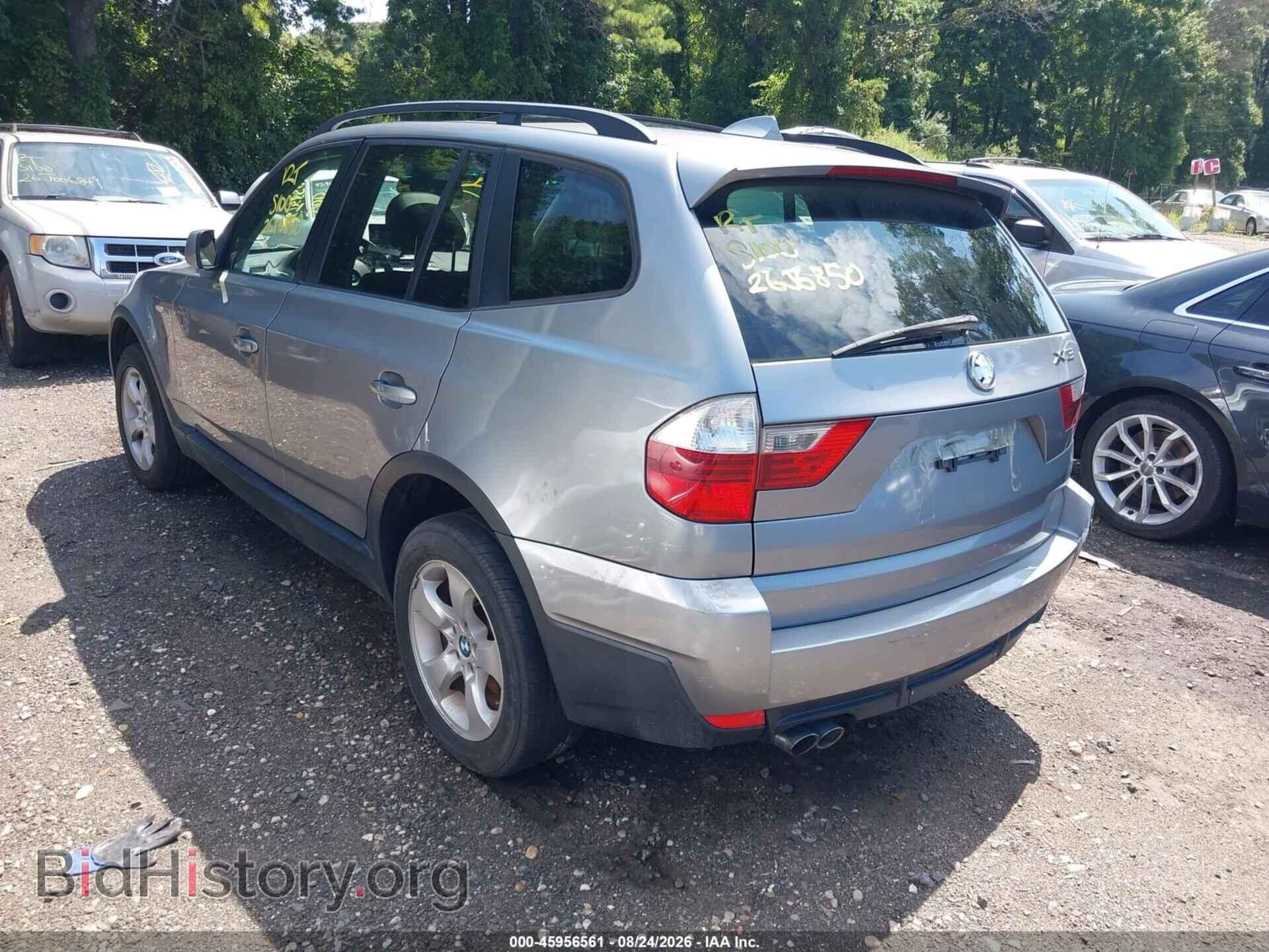 2007 BMW X3 - VIN: WBXPC93427WF01445 - Фото 3