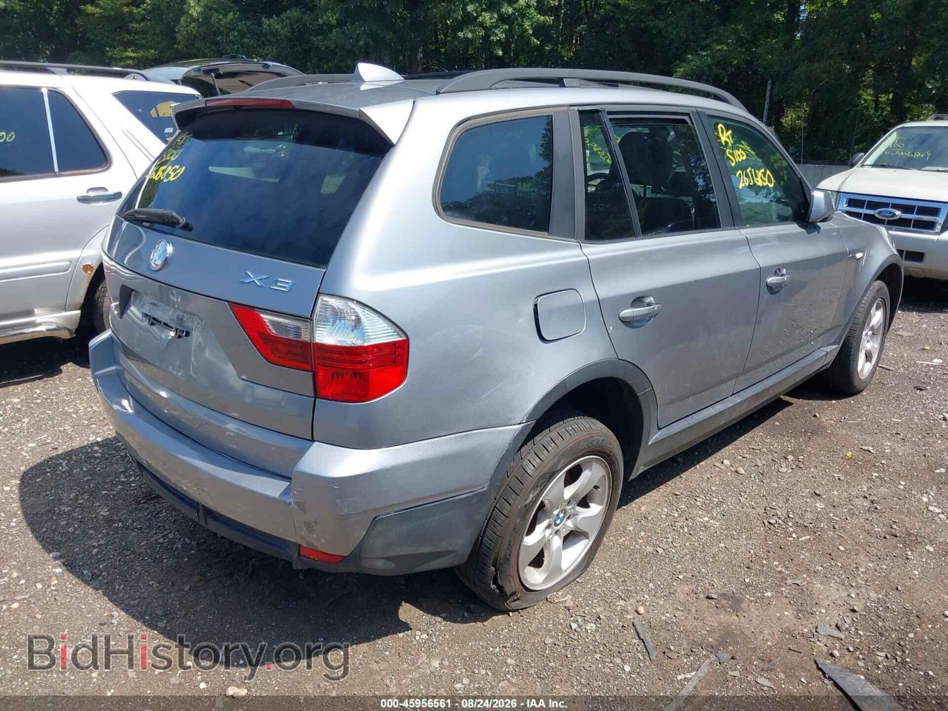 2007 BMW X3 - VIN: WBXPC93427WF01445 - Фото 4