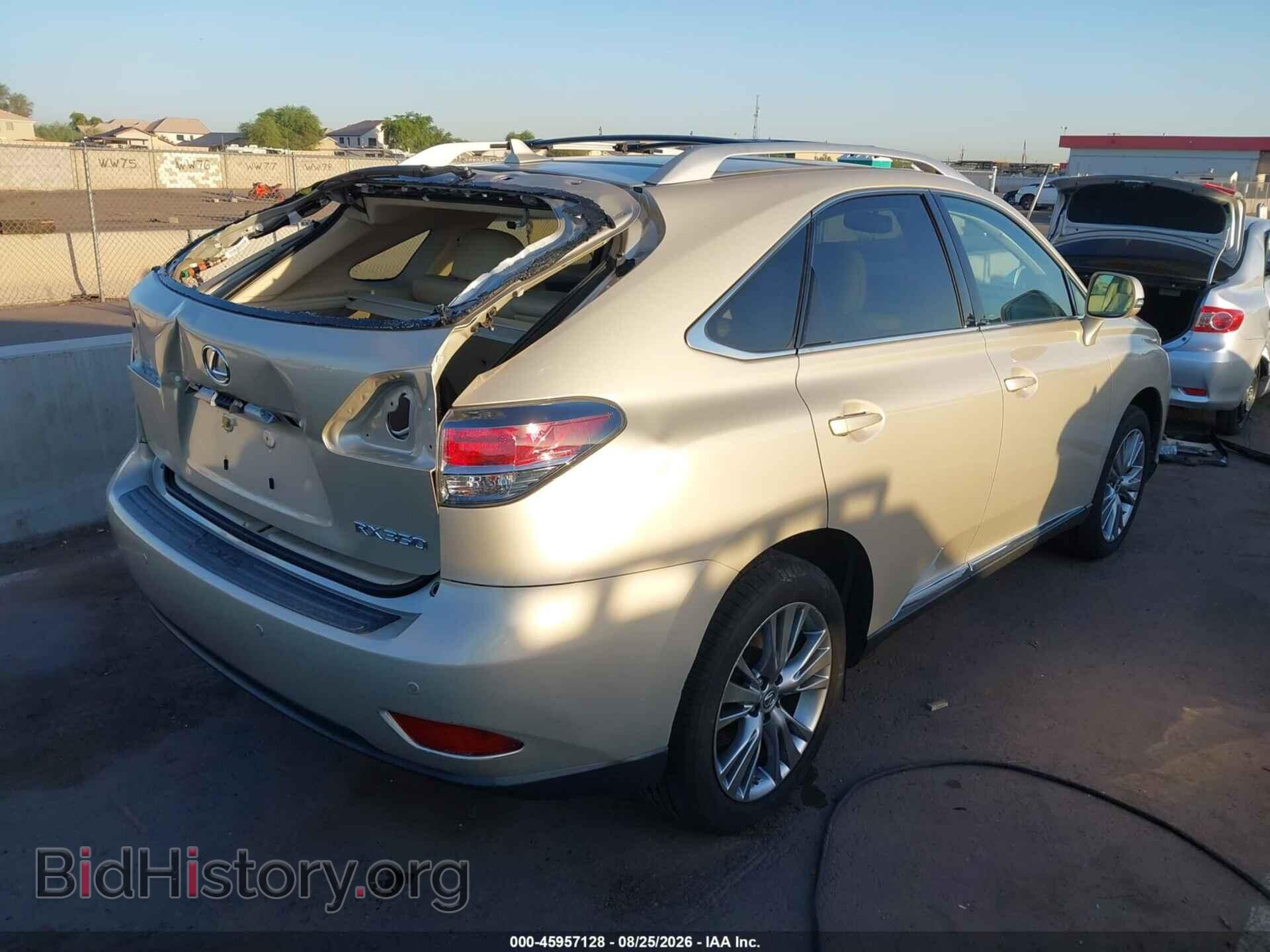 2013 LEXUS RX 350 - VIN: 2T2BK1BA1DC212010 - Photo 4