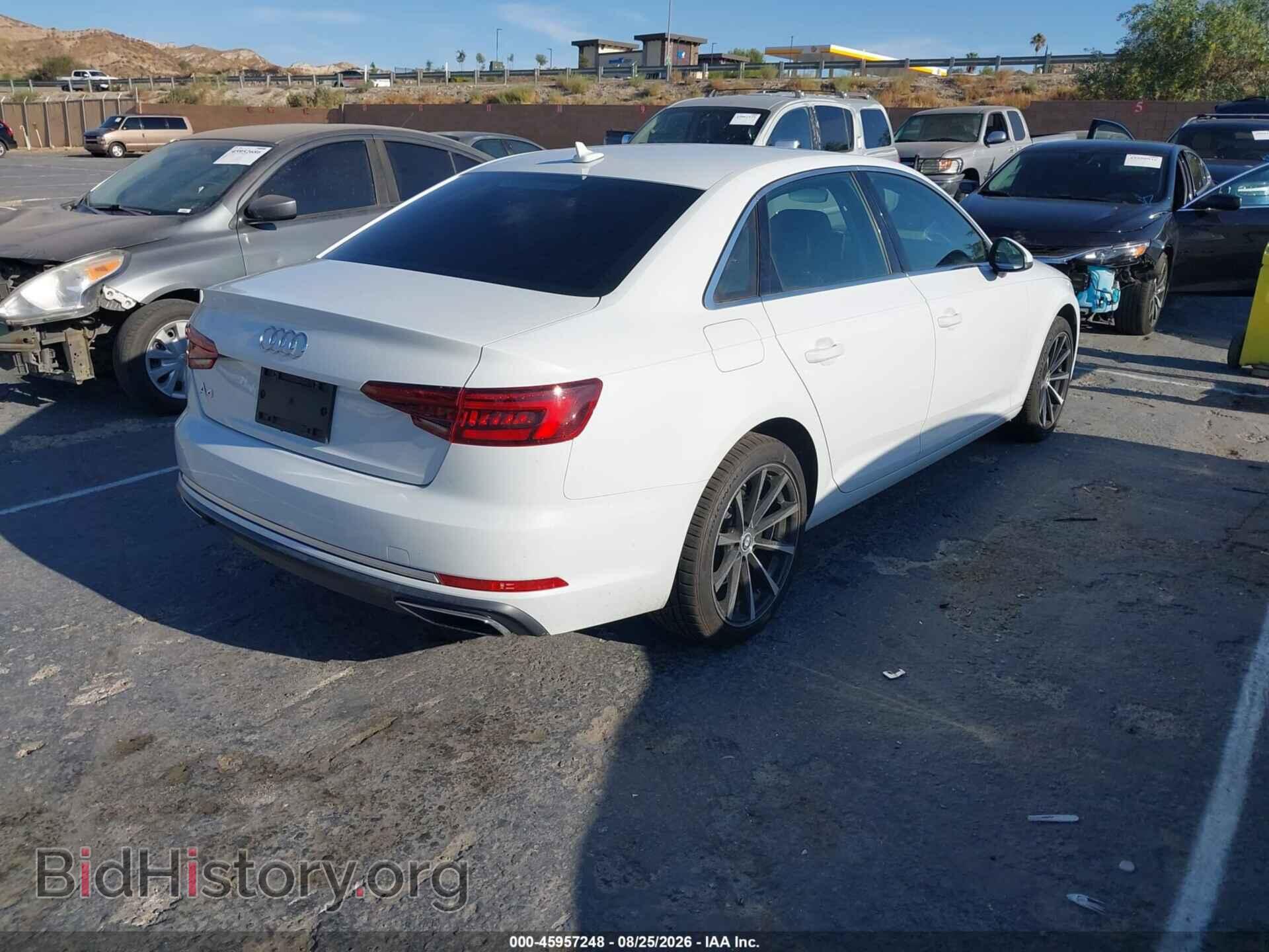 2019 AUDI A4 - VIN: WAUGMAF46KA058255 - Photo 4