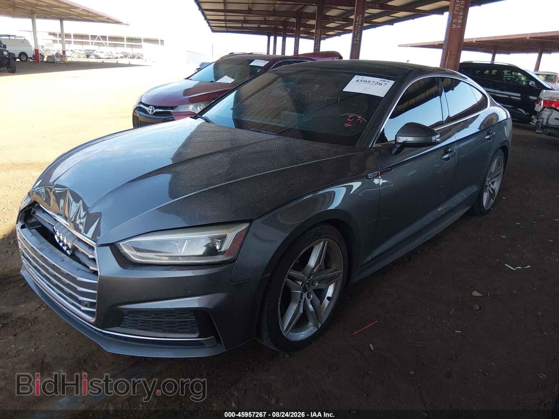 2018 AUDI A5 - VIN: WAUENCF57JA008343 - Фото 2
