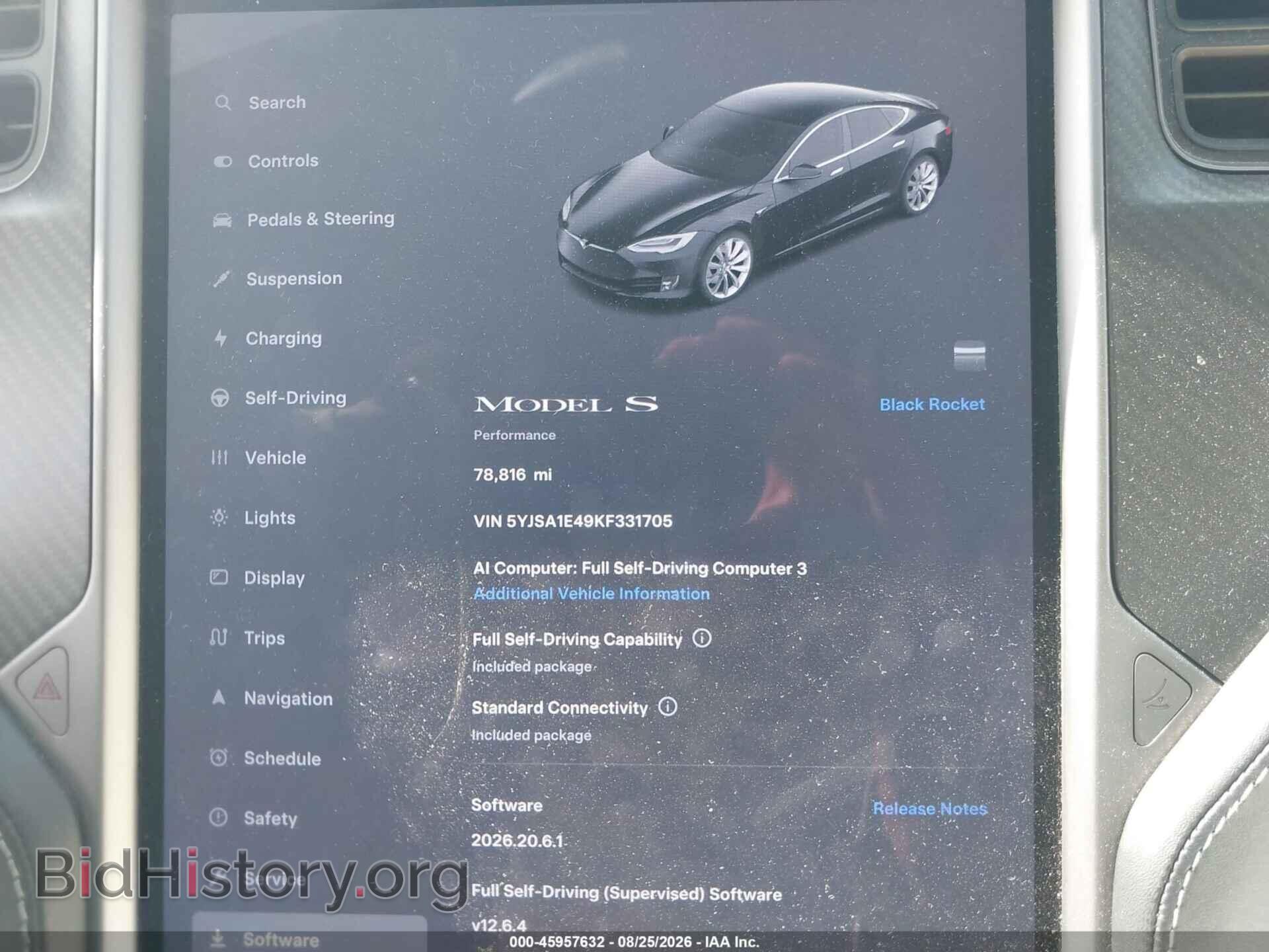 2019 TESLA MODEL S - VIN: 5YJSA1E49KF331705 - Photo 7