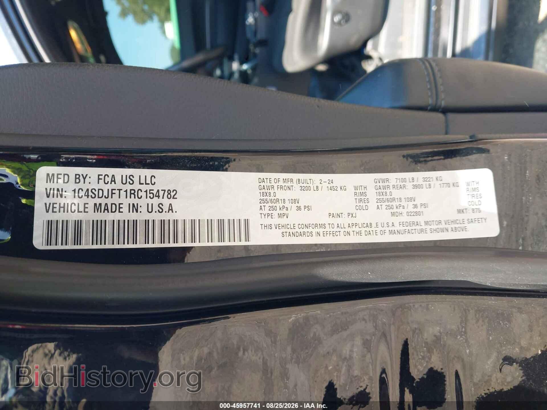 2024 DODGE DURANGO - VIN: 1C4SDJFT1RC154782 - Photo 9