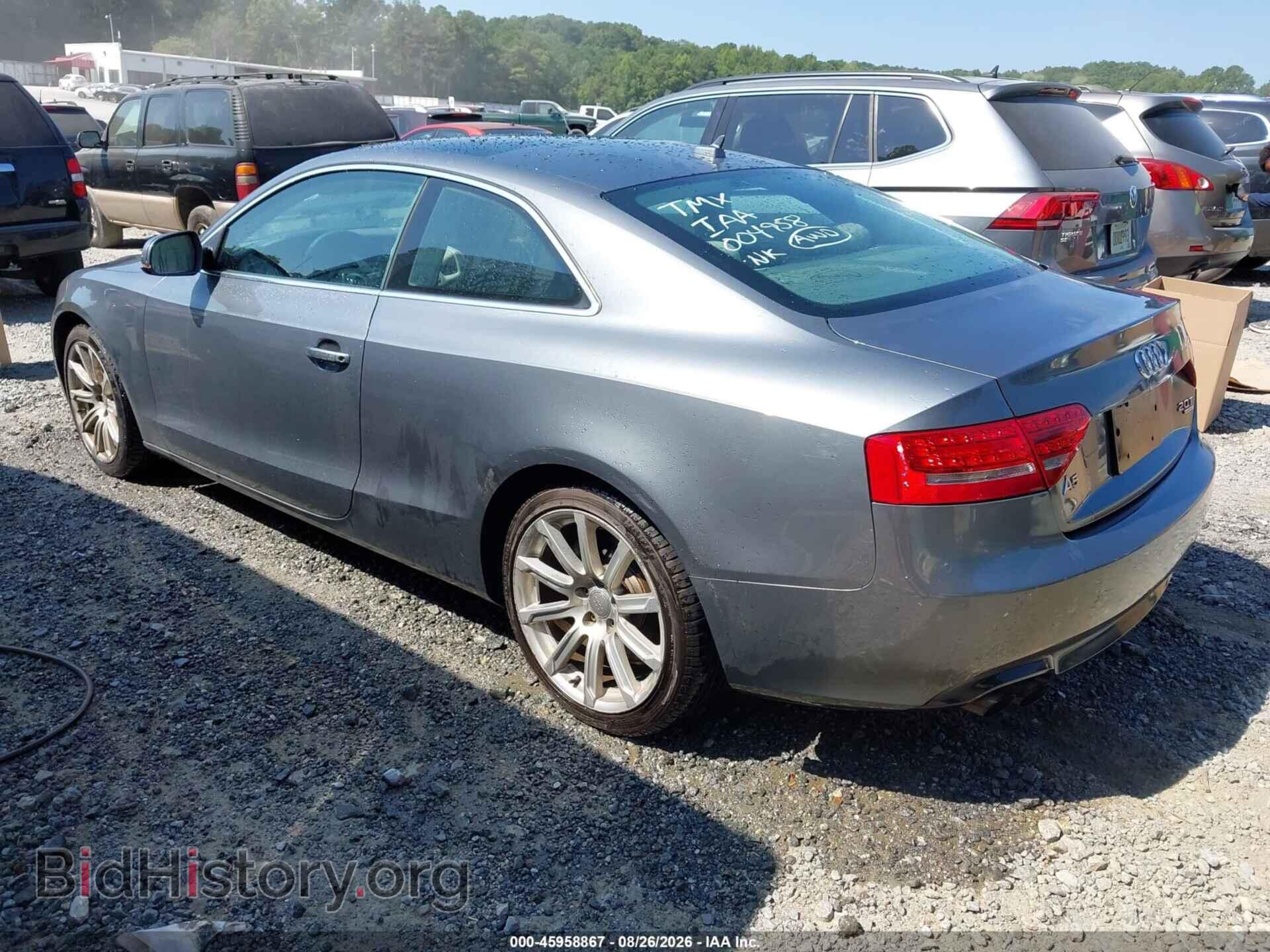 2012 AUDI A5 - VIN: WAURFAFR1CA004958 - Photo 3