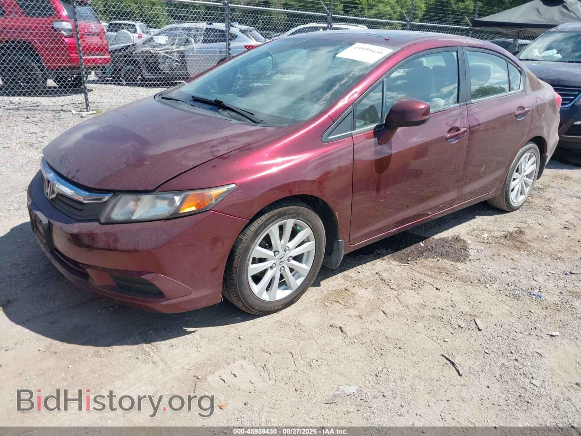 2012 HONDA CIVIC - VIN: 19XFB2F84CE031079 - Фото 2