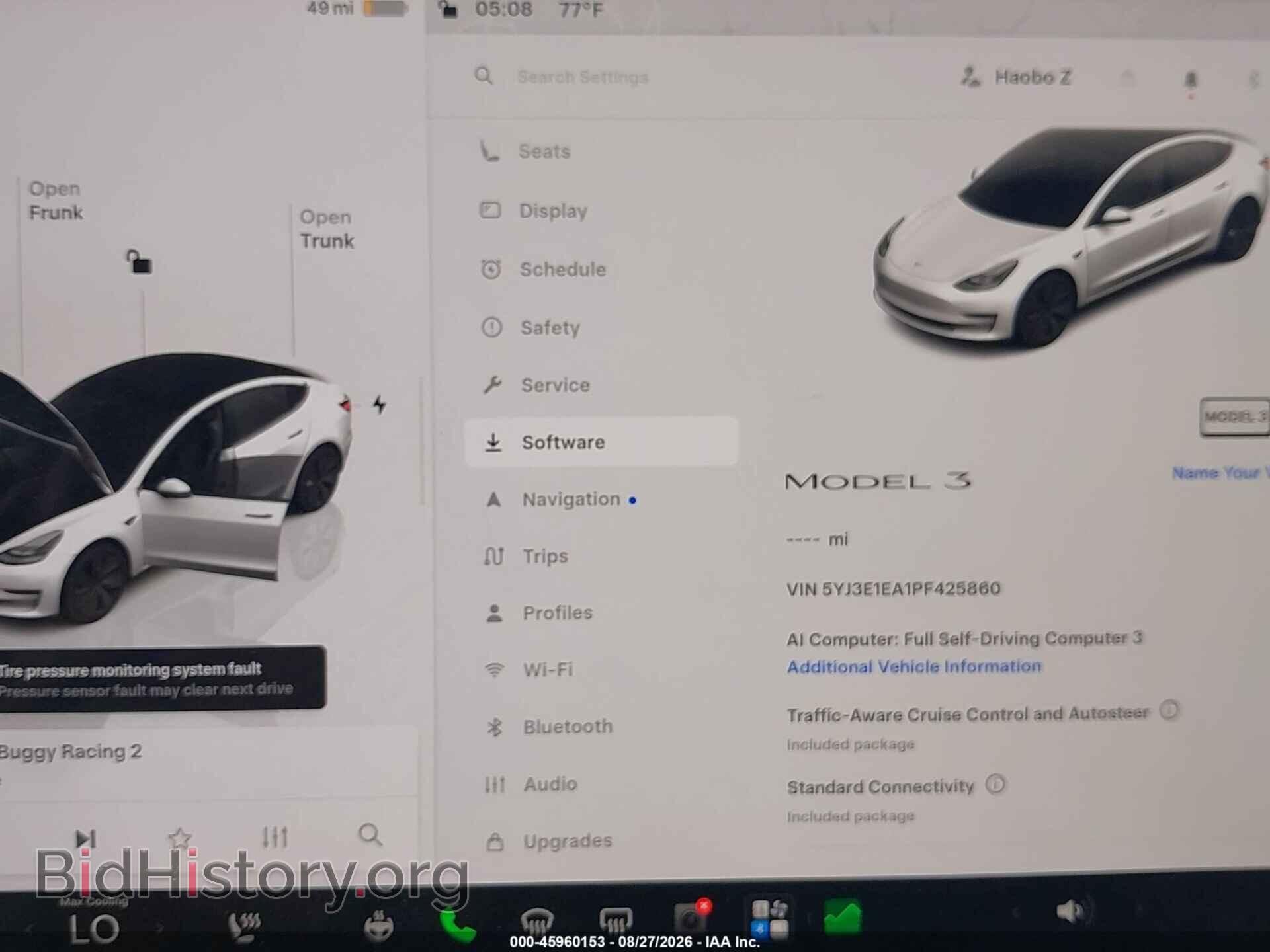 2023 TESLA MODEL 3 - VIN: 5YJ3E1EA1PF425860 - Photo 7