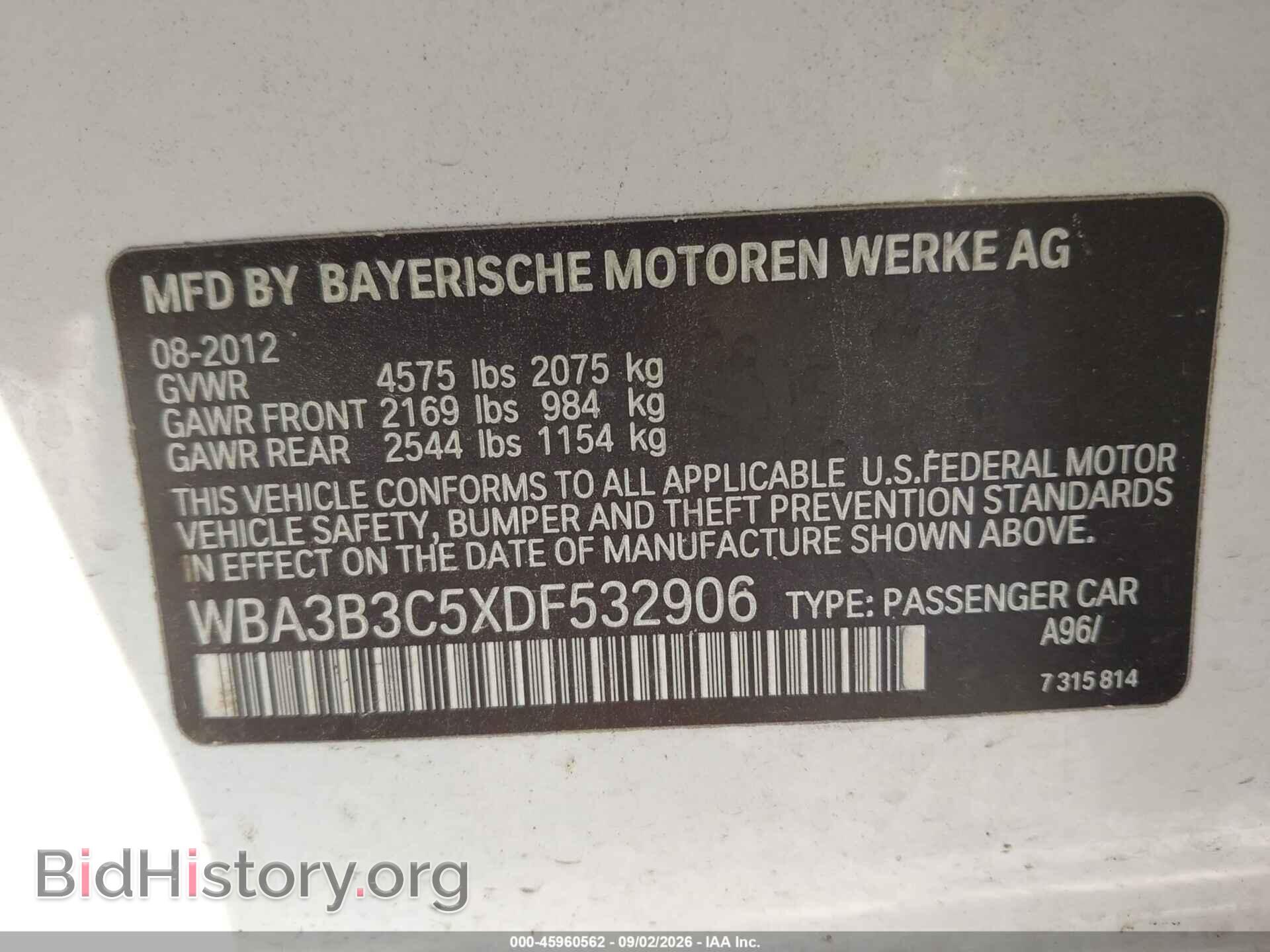 2013 BMW 328I - VIN: WBA3B3C5XDF532906 - Фото 9