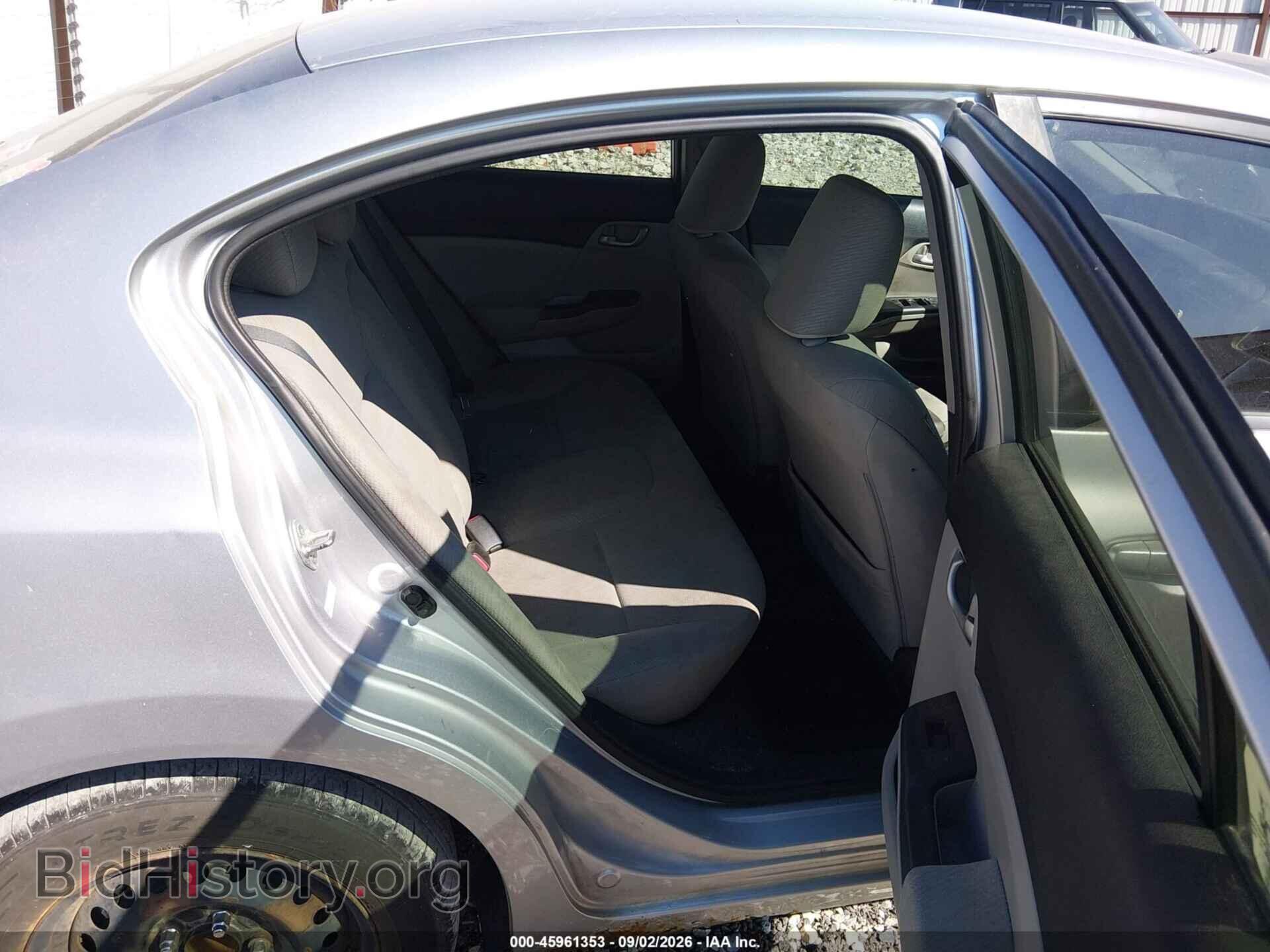 2013 HONDA CIVIC - VIN: 19XFB2F52DE219977 - Фото 8