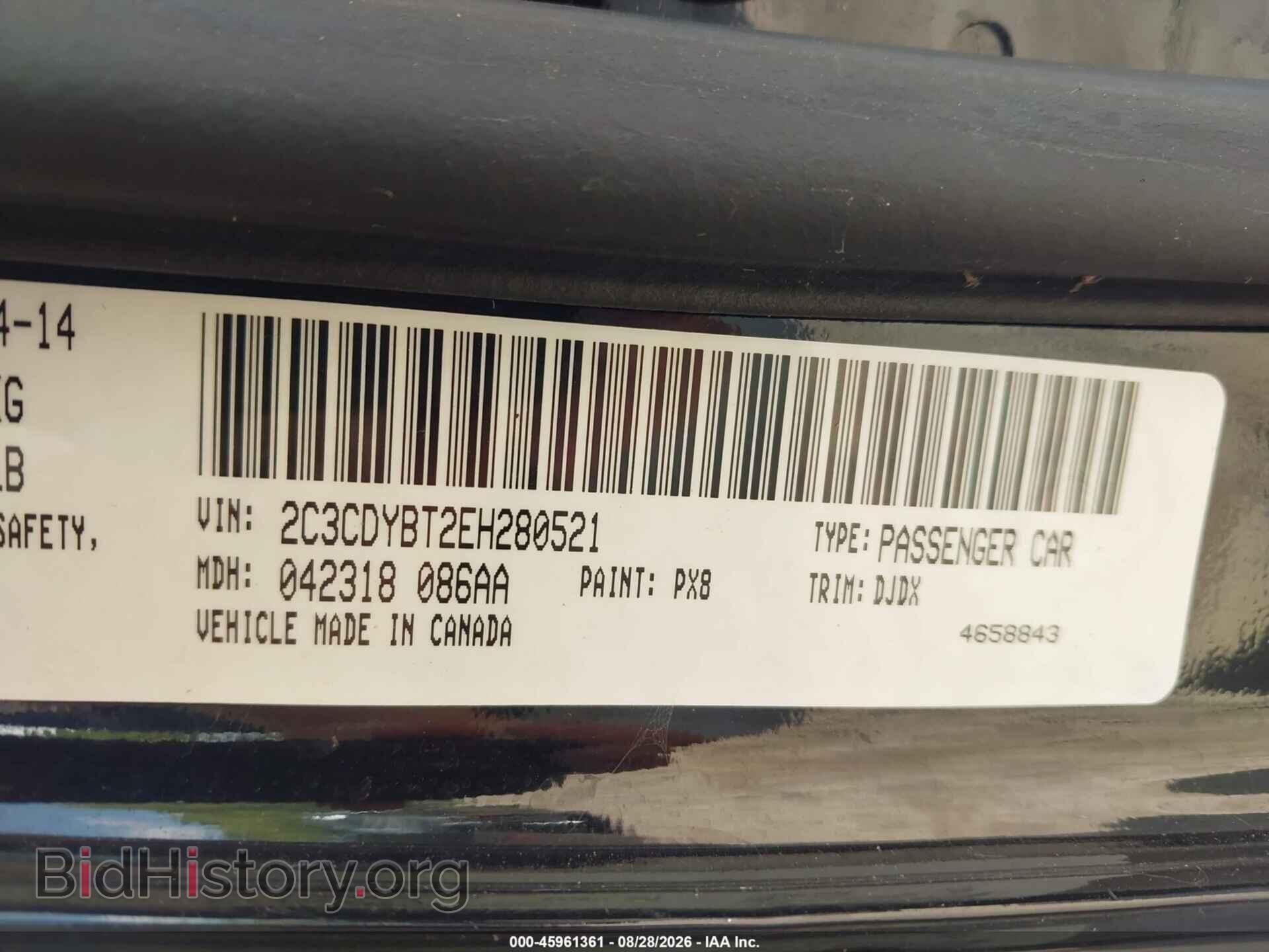 2014 DODGE CHALLENGER - VIN: 2C3CDYBT2EH280521 - Photo 9