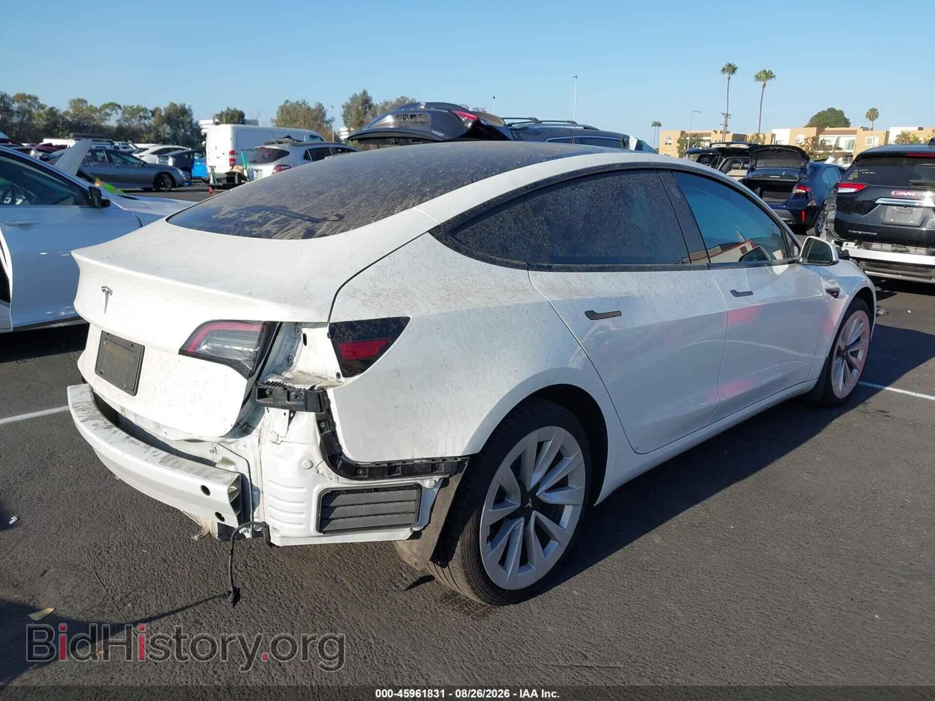 2022 TESLA MODEL 3 - VIN: 5YJ3E1EA7NF295208 - Фото 4