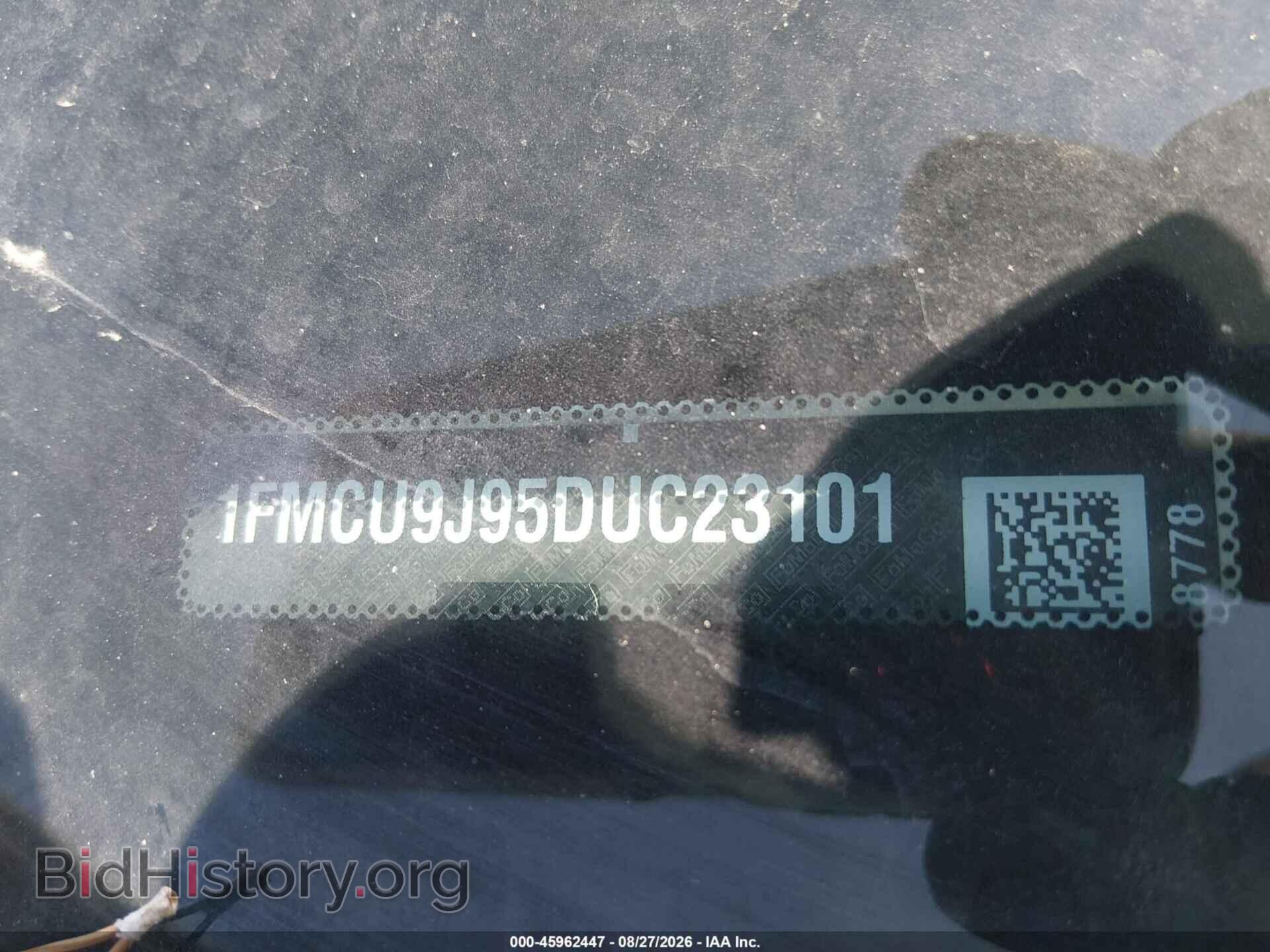 2013 FORD ESCAPE - VIN: 1FMCU9J95DUC23101 - Photo 9