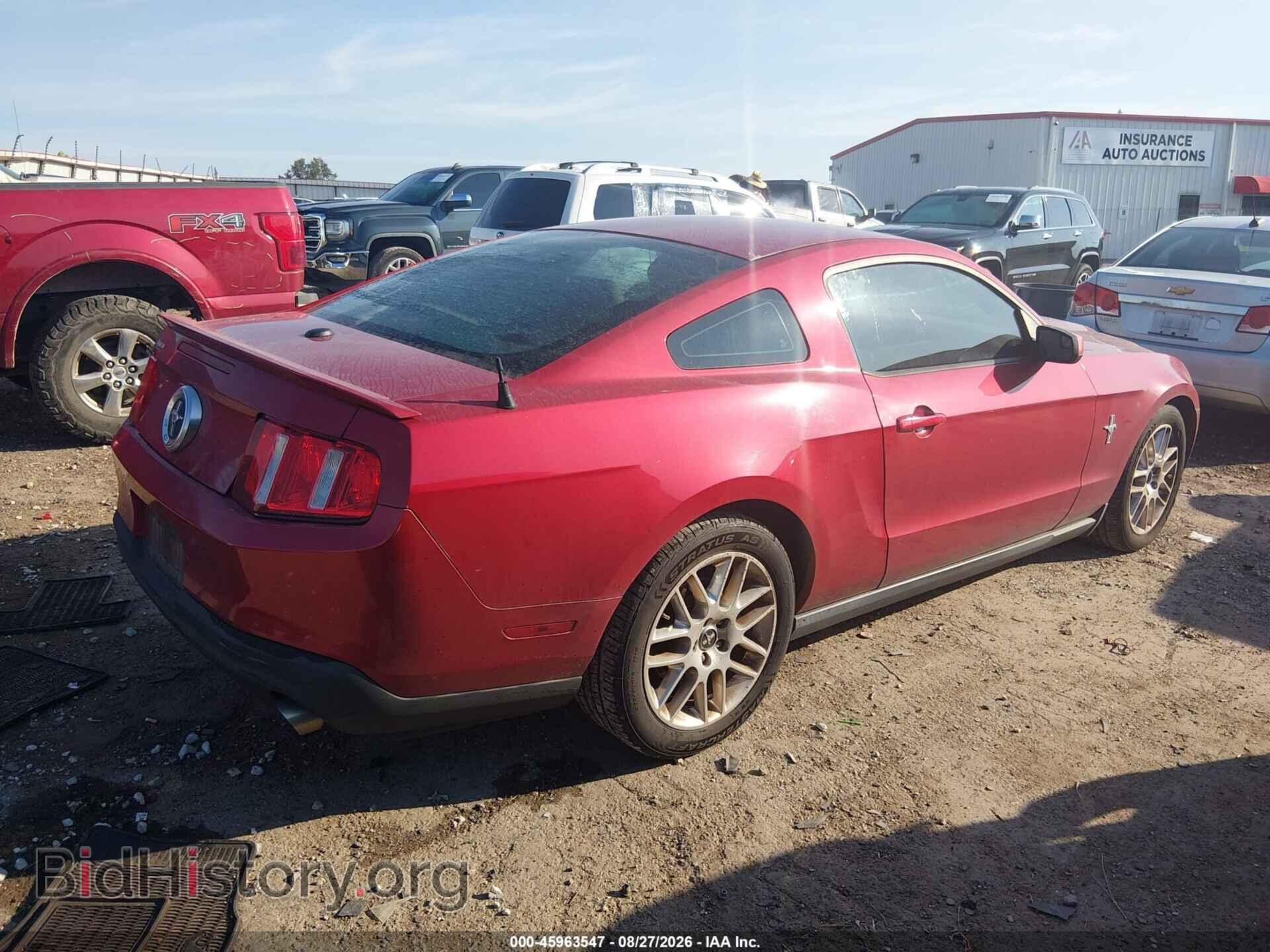 2012 FORD MUSTANG - VIN: 1ZVBP8AMXC5267218 - Фото 4