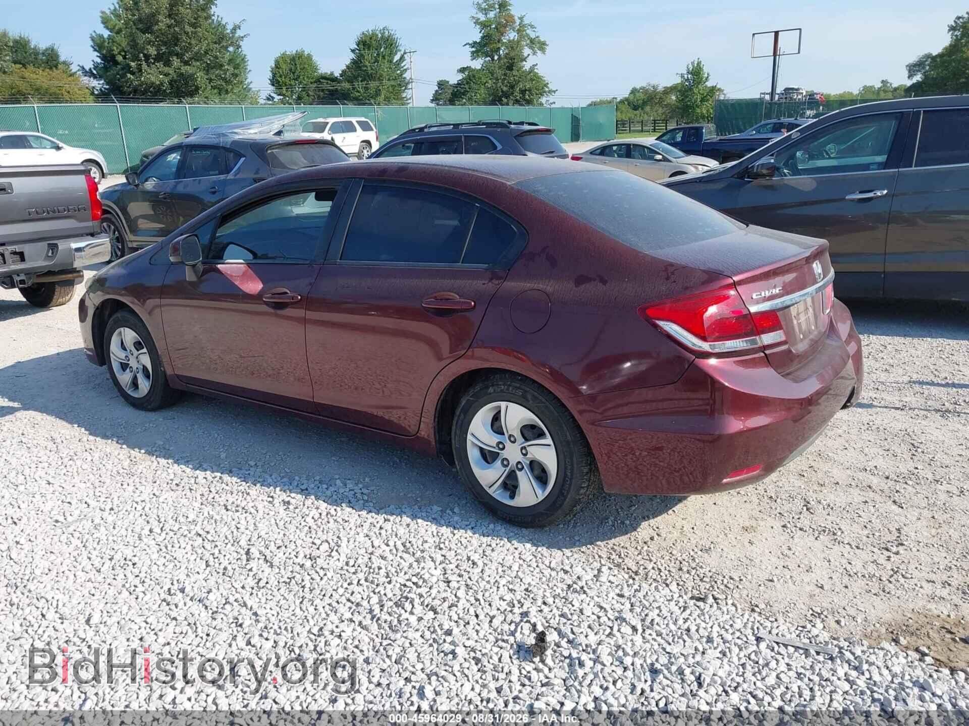 2013 HONDA CIVIC - VIN: 19XFB2F54DE225831 - Фото 3
