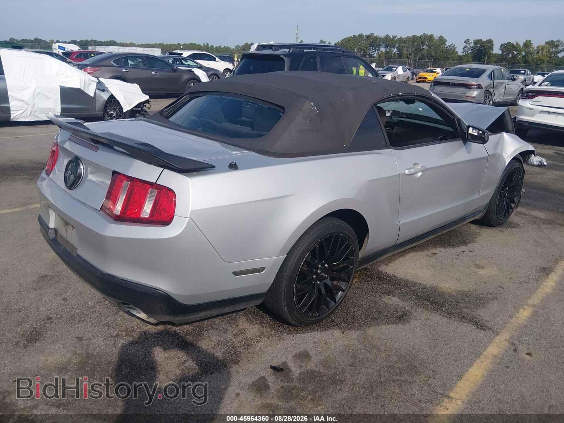 2012 FORD MUSTANG - VIN: 1ZVBP8EM9C5257161 - Фото 4