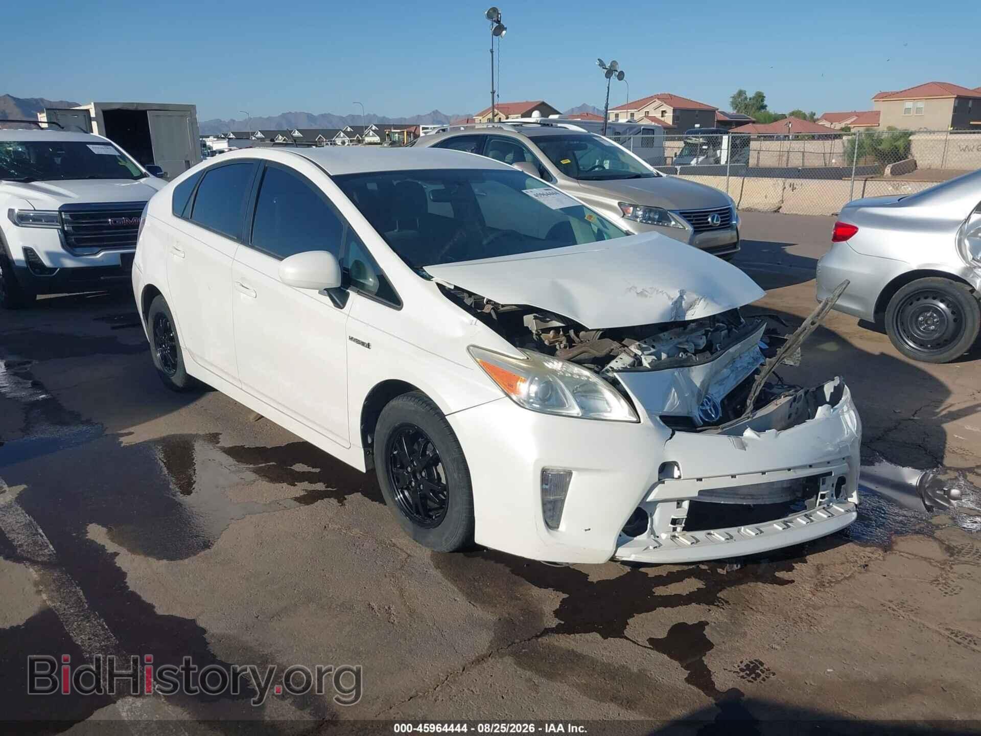 Фотография JTDKN3DU8C5383301 - TOYOTA PRIUS 2012
