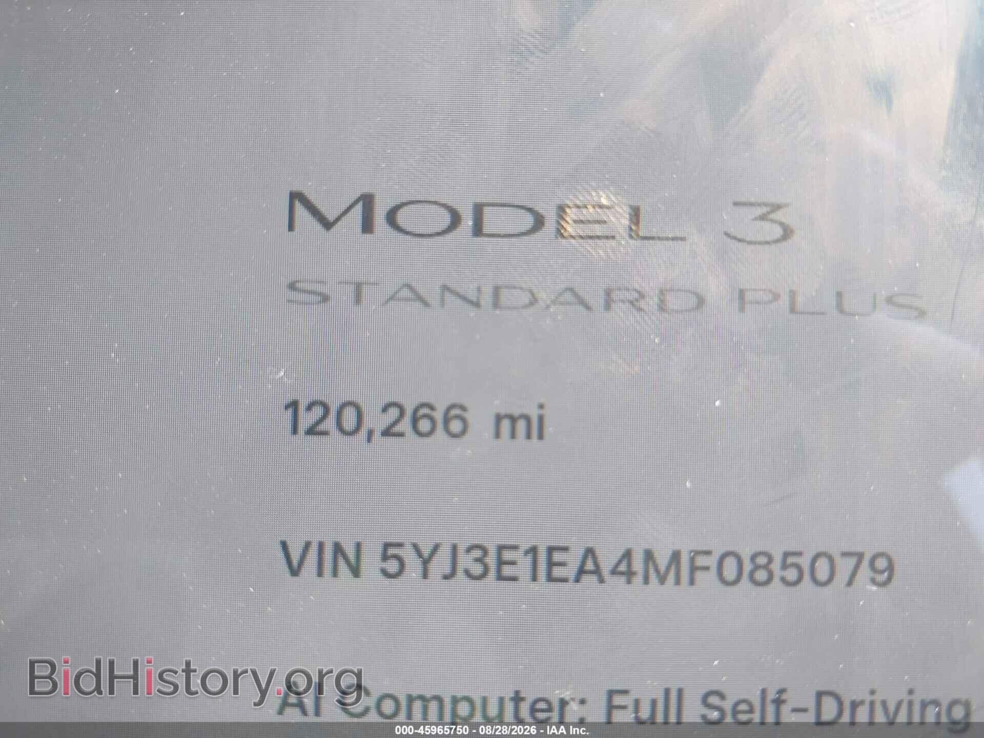 2021 TESLA MODEL 3 - VIN: 5YJ3E1EA4MF085079 - Фото 7