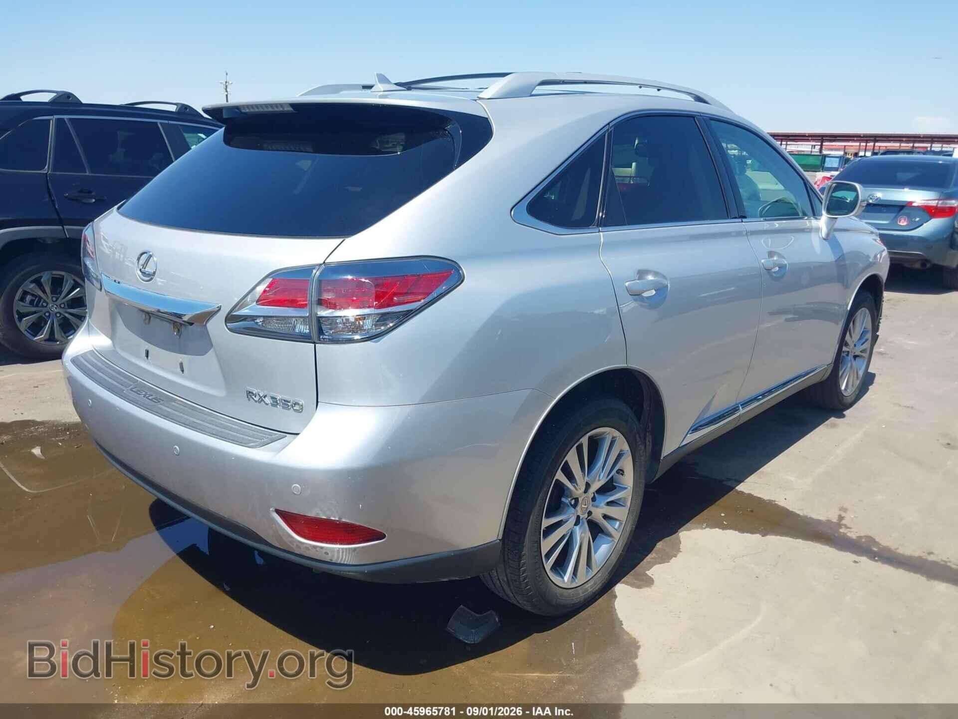 2013 LEXUS RX 350 - VIN: 2T2BK1BA3DC207682 - Photo 4