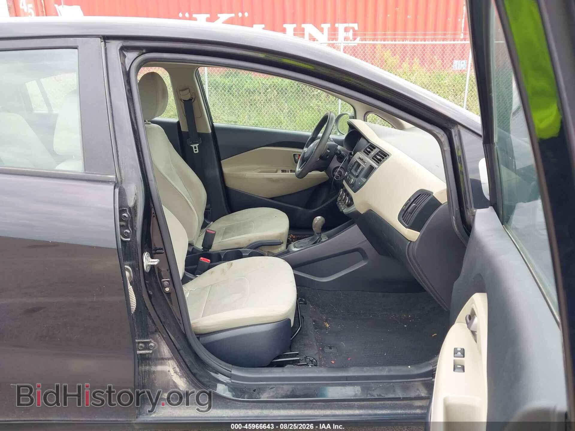 2012 KIA RIO - VIN: KNADM4A38C6047202 - Фото 5