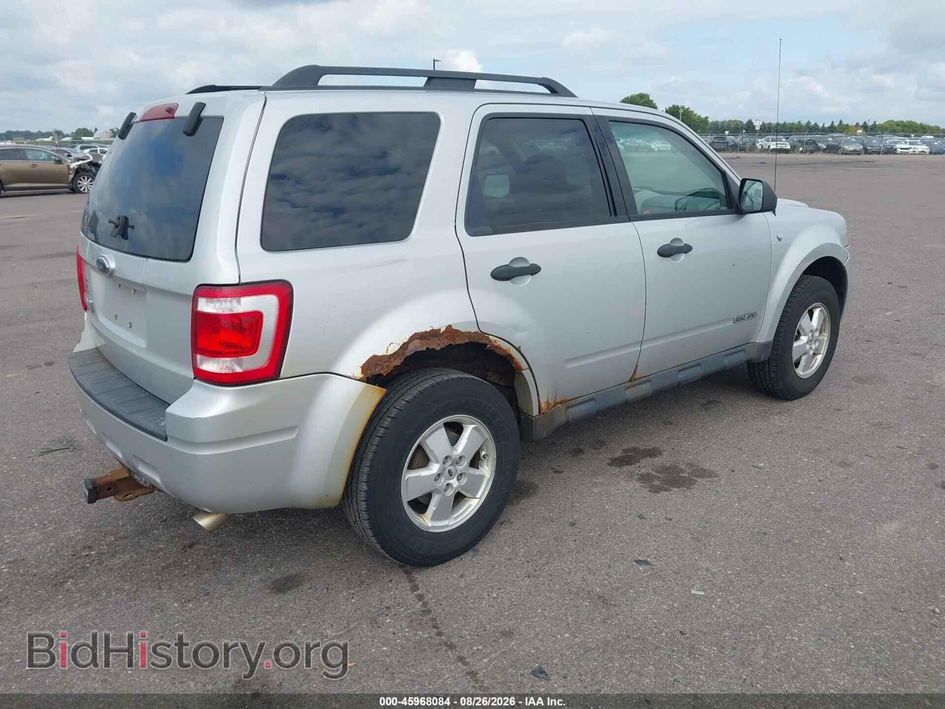 2008 FORD ESCAPE - VIN: 1FMCU03128KB49530 - Фото 4