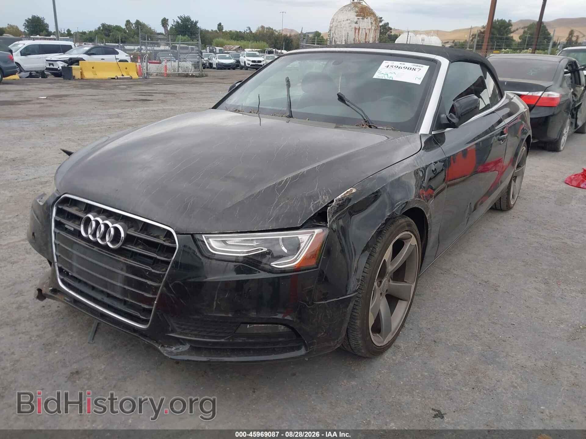 2014 AUDI A5 - VIN: WAULFAFH1EN001471 - Photo 2