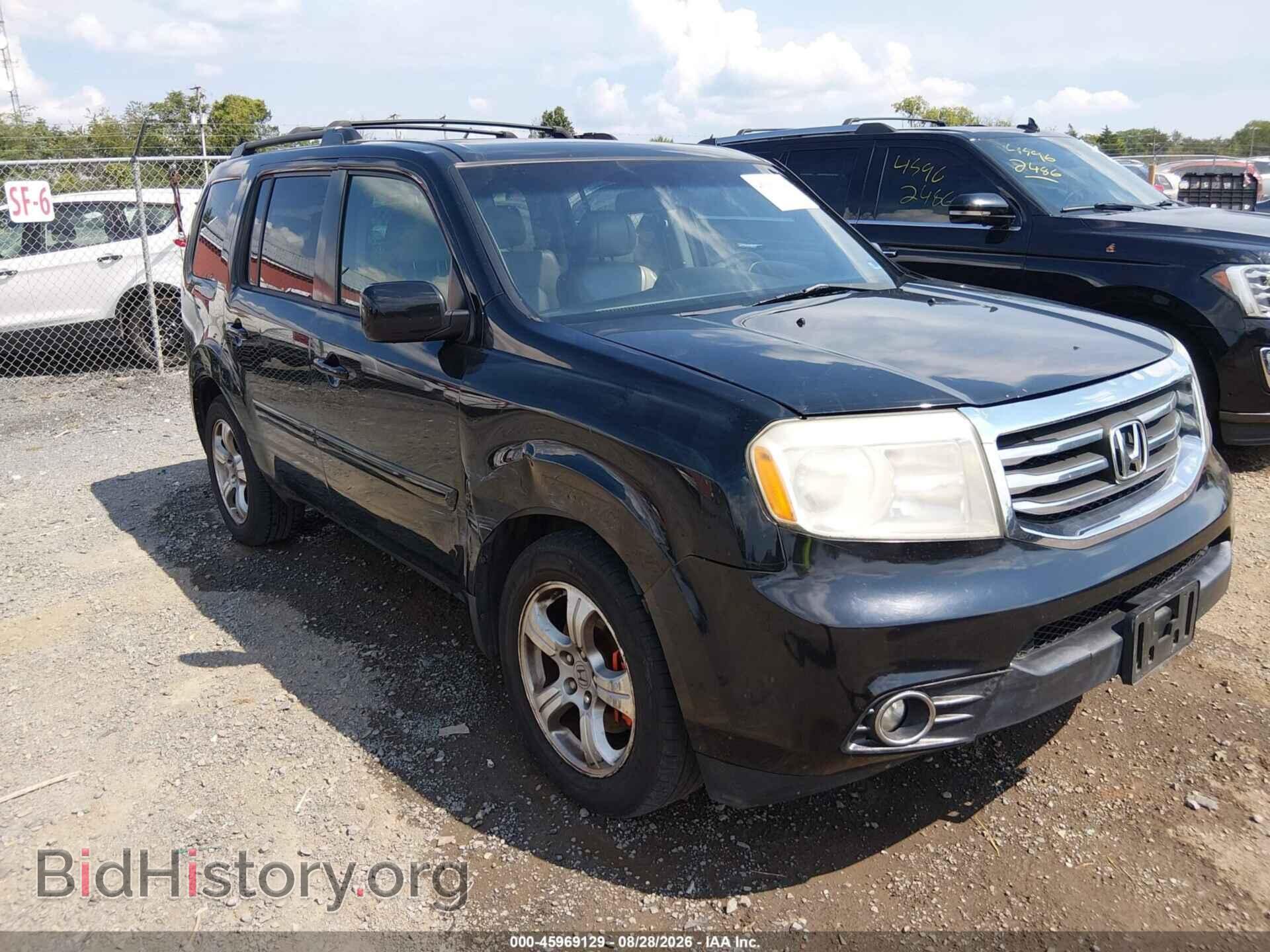 Photo 5FNYF4H50CB050041 - HONDA PILOT 2012