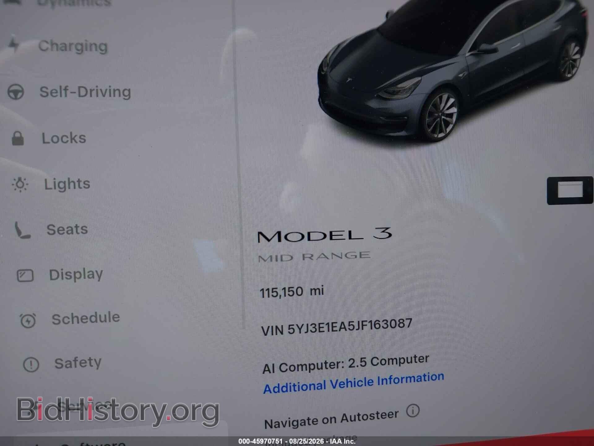 2018 TESLA MODEL 3 - VIN: 5YJ3E1EA5JF163087 - Photo 7