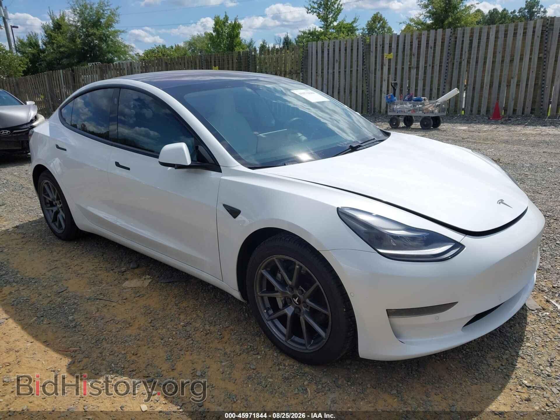 Photo 5YJ3E1EB5MF927016 - TESLA MODEL 3 2021