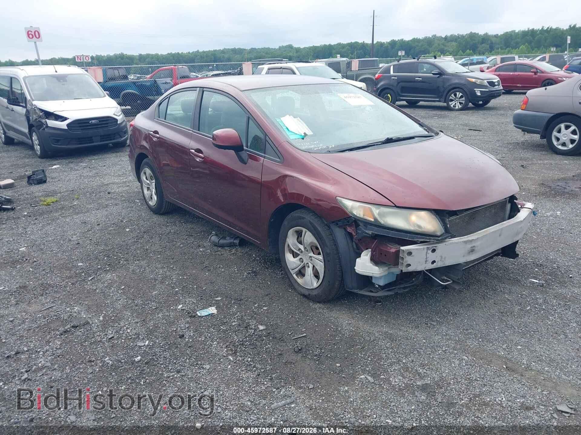 Фотография 2HGFB2F58DH530822 - HONDA CIVIC 2013