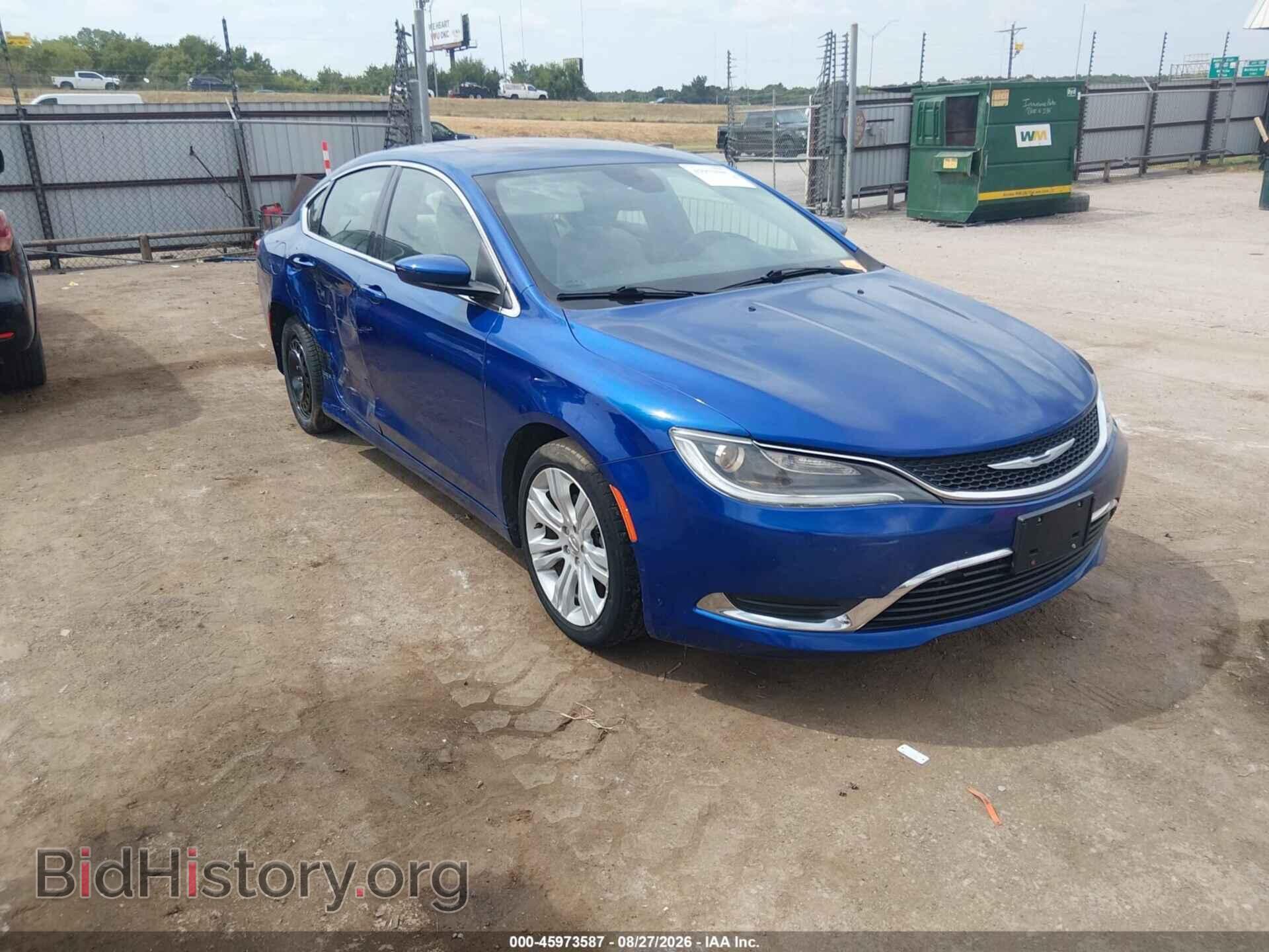 Фотография 1C3CCCAB7FN552150 - CHRYSLER 200 2015