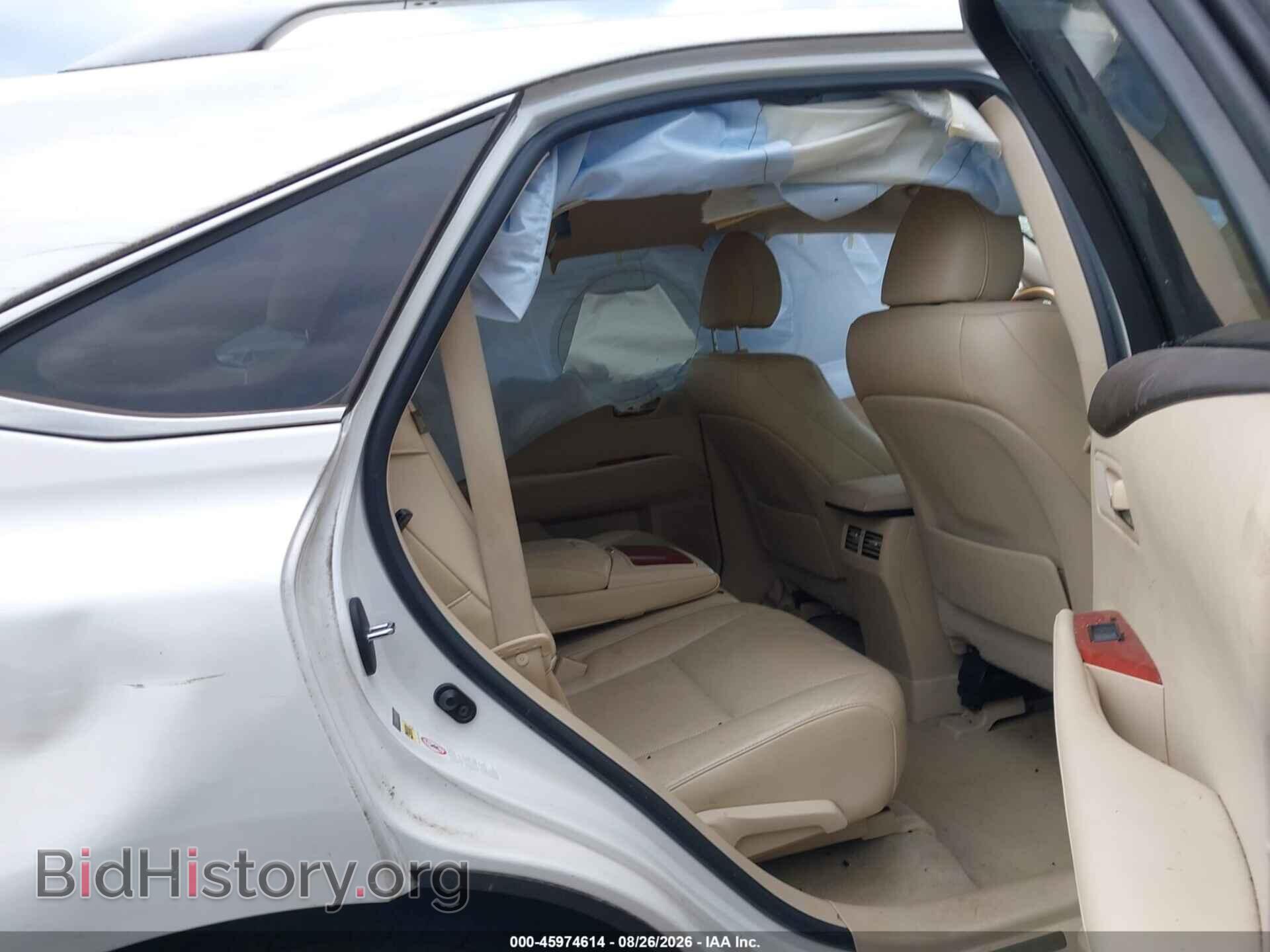 2012 LEXUS RX 350 - VIN: 2T2BK1BA9CC140911 - Фото 8