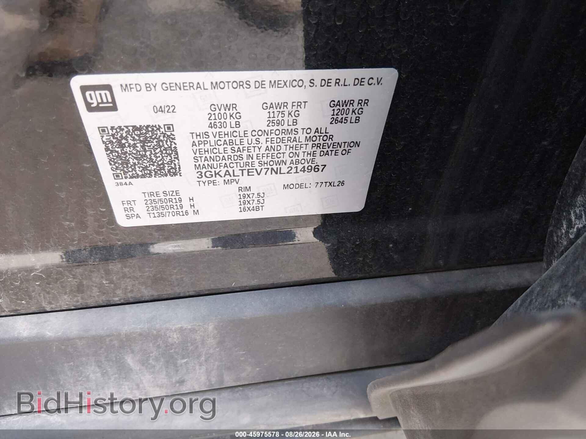 2022 GMC TERRAIN - VIN: 3GKALTEV7NL214967 - Photo 9
