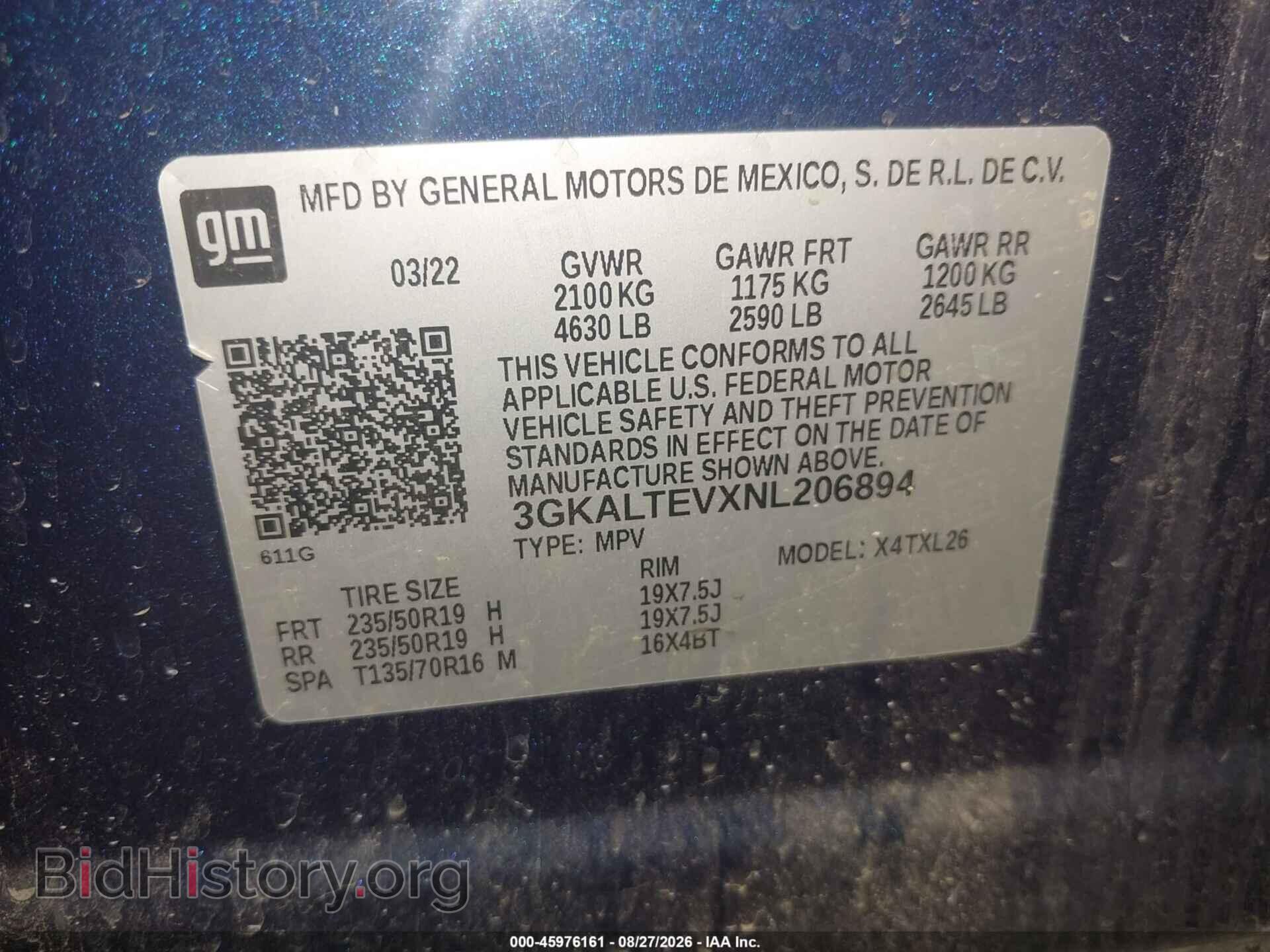 2020 GMC TERRAIN - VIN: 03GKALTEXNL206894 - Photo 9