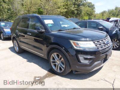 2016 Ford EXPLORER Limited, черный — VIN 1FM5K7F84GGC29767, IAAI