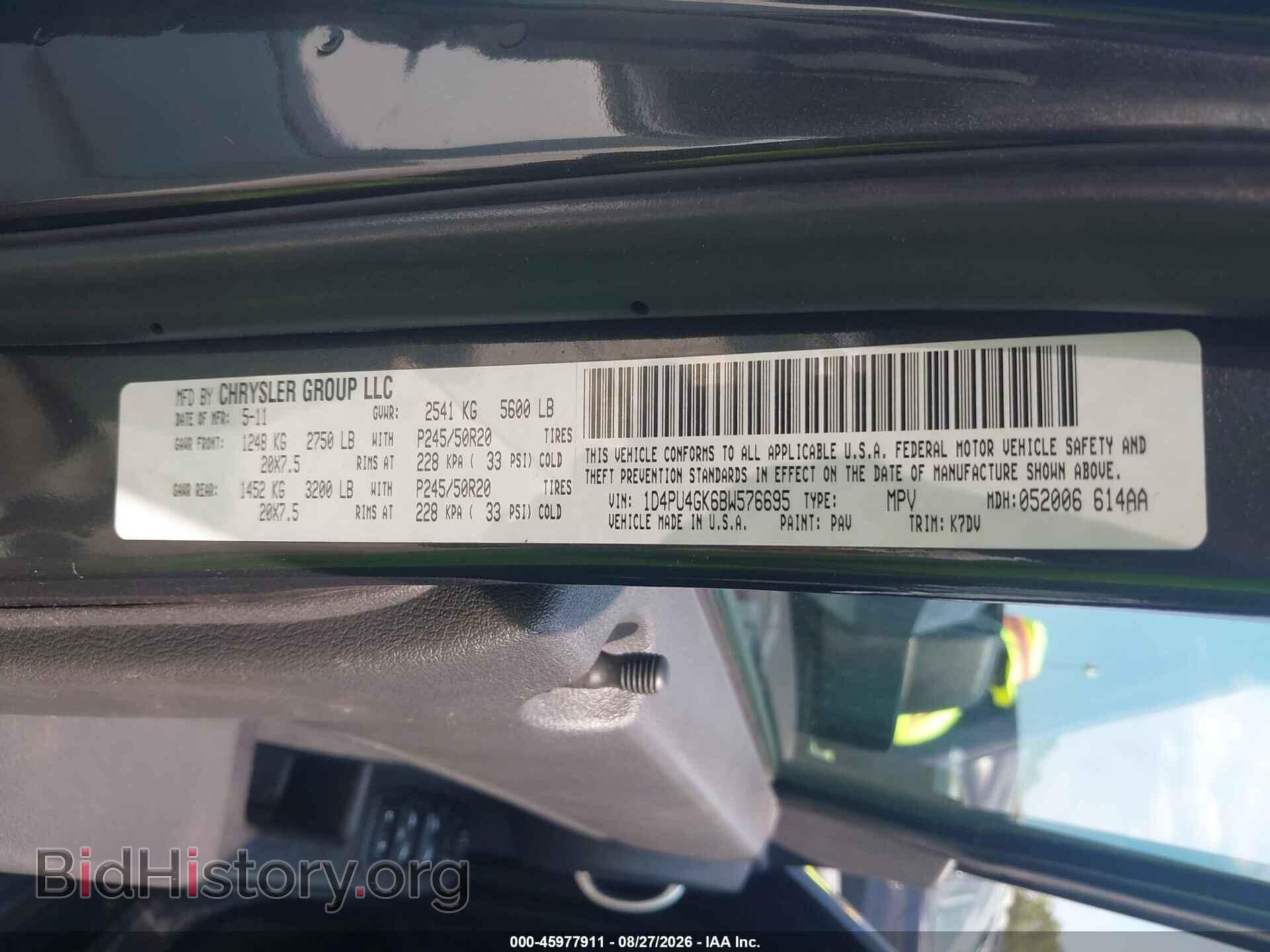 2011 DODGE NITRO - VIN: 1D4PU4GK6BW576695 - Photo 9