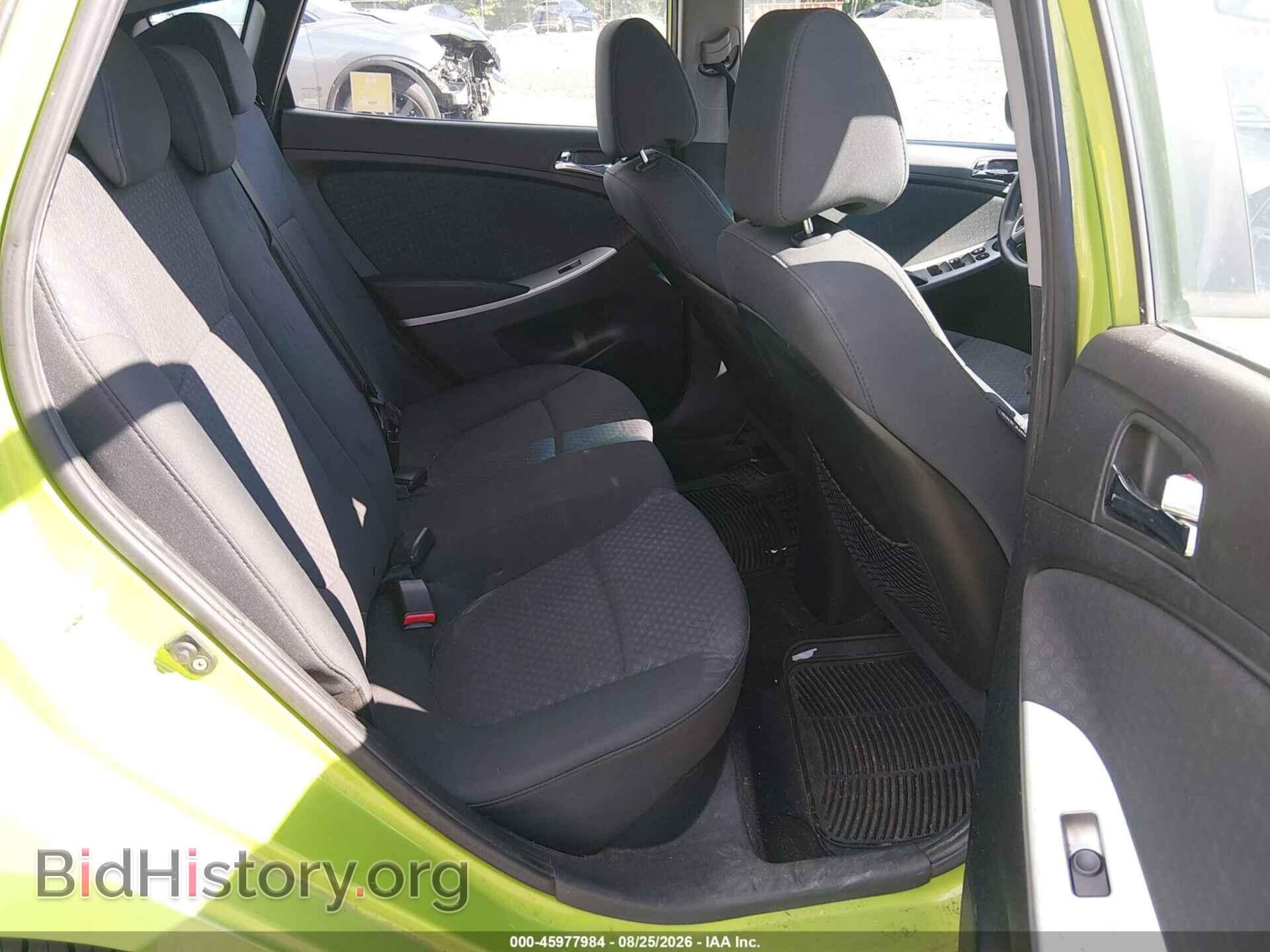 2012 HYUNDAI ACCENT - VIN: KMHCU5AE1CU013129 - Фото 8