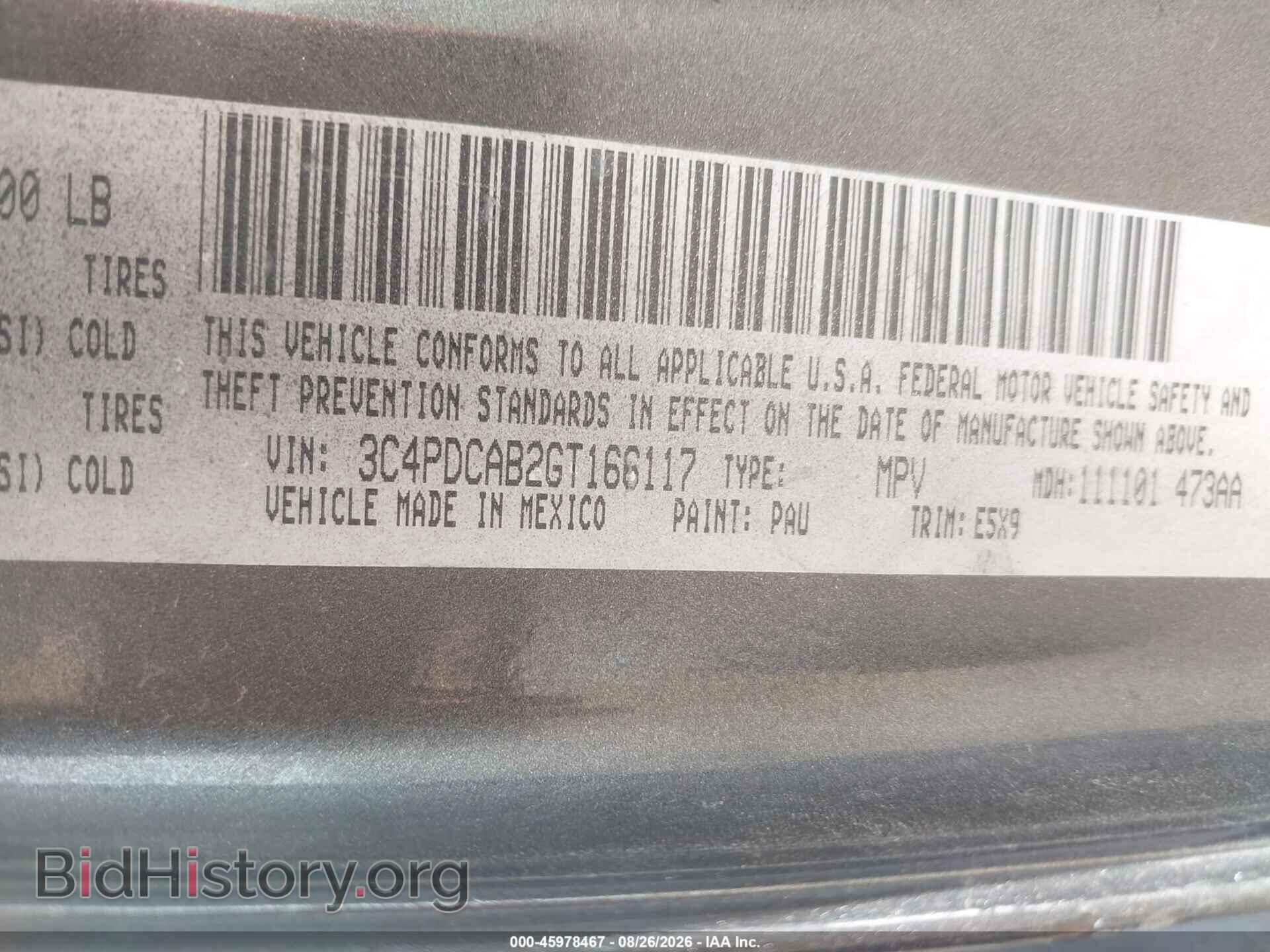 2016 DODGE JOURNEY - VIN: 3C4PDCAB2GT166117 - Photo 9