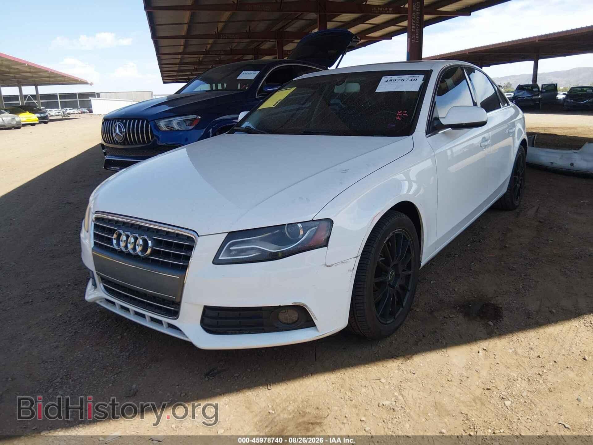 2012 AUDI A4 - VIN: WAUAFAFL5CA116008 - Photo 2