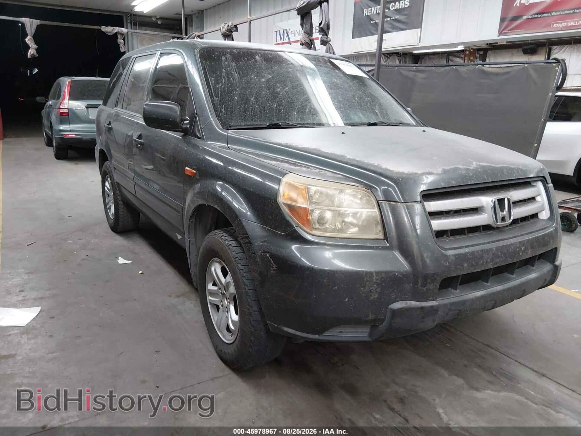 Photo 5FNYF28126B014583 - HONDA PILOT 2006