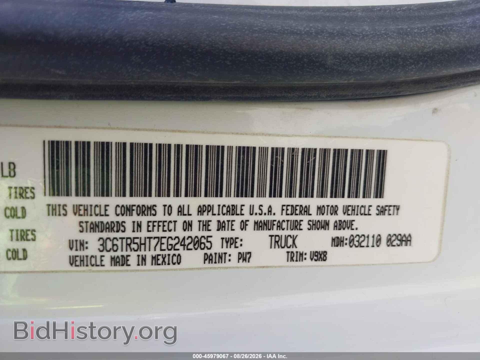 2014 RAM 2500 - VIN: 3C6TR5HT7EG242065 - Фото 9