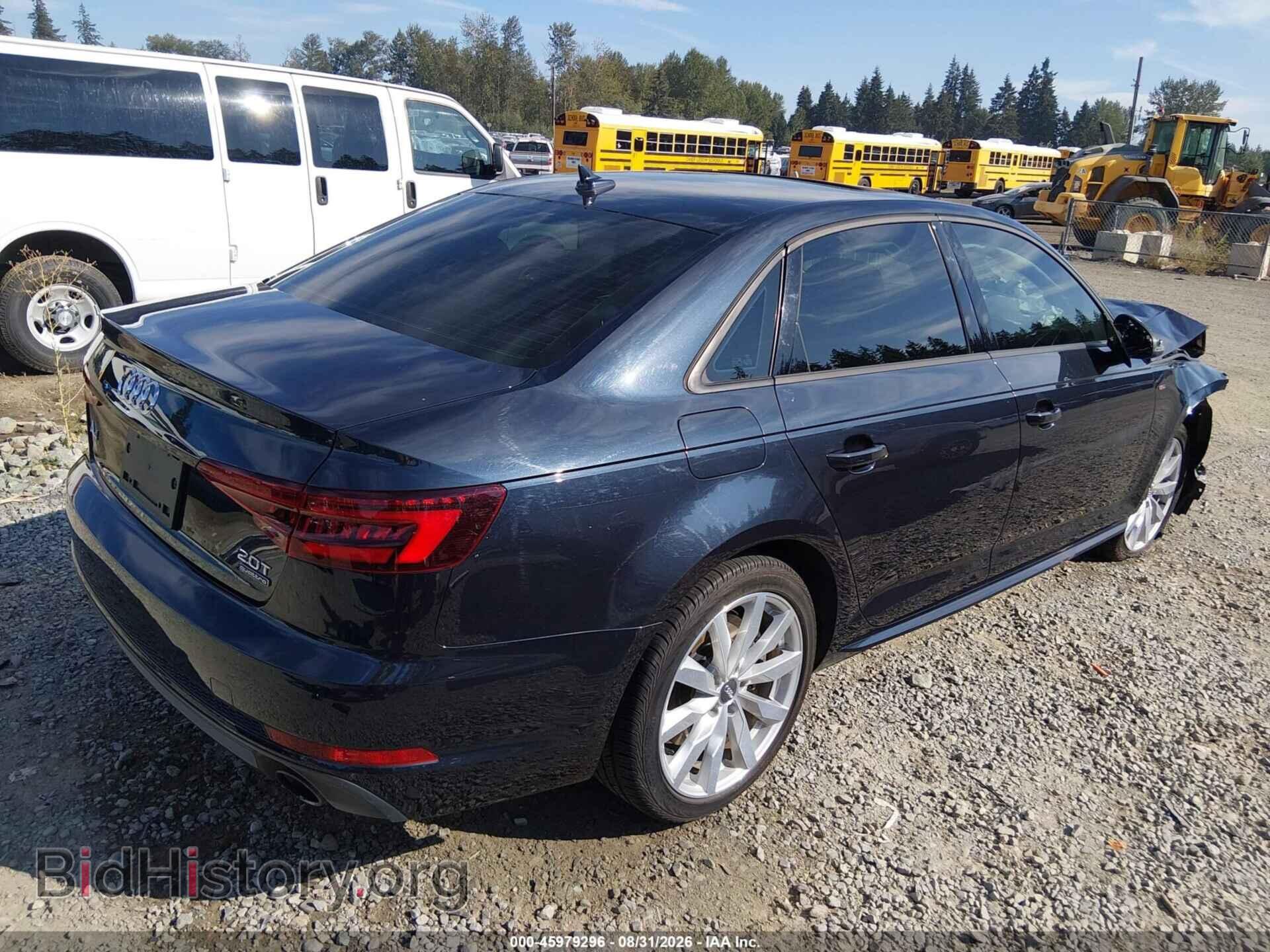 2018 AUDI A4 - VIN: WAUDNAF47JA022962 - Фото 4