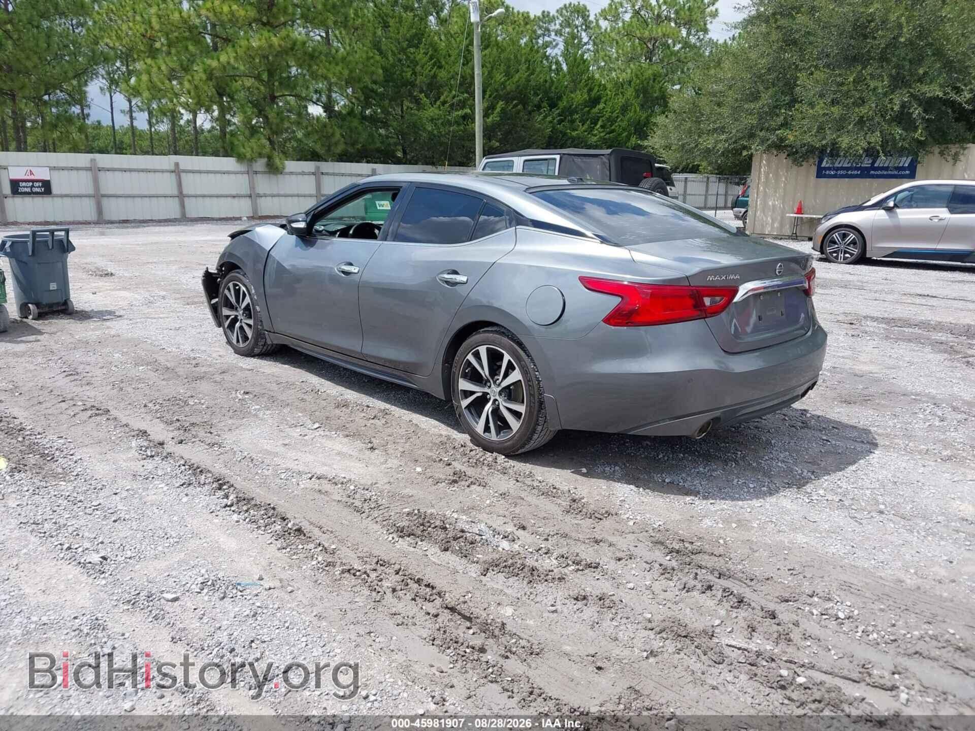 2016 NISSAN MAXIMA - VIN: 1N4AA6AP1GC383588 - Фото 3