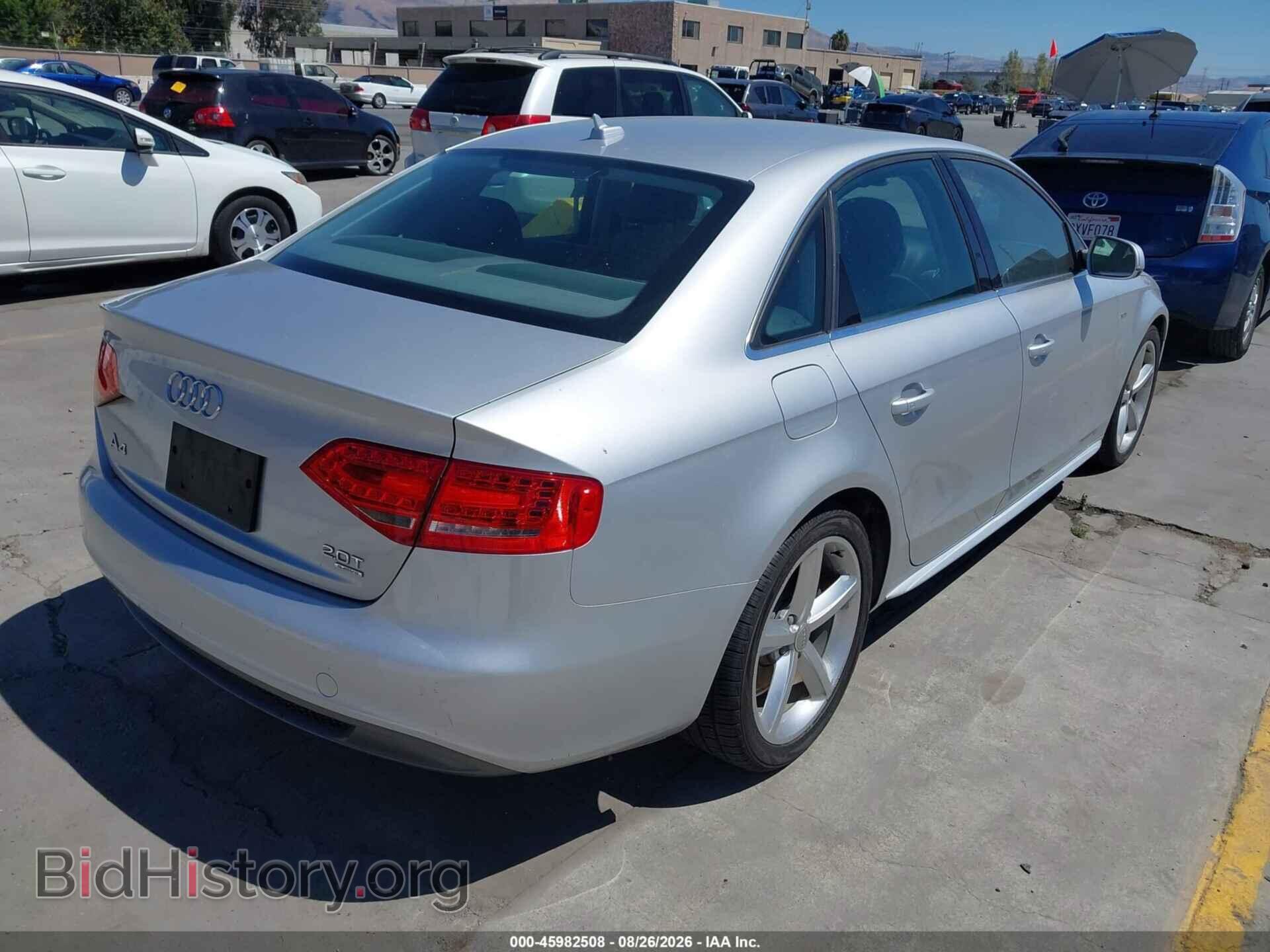 2012 AUDI A4 - VIN: WAUFFAFL1CA005526 - Photo 4