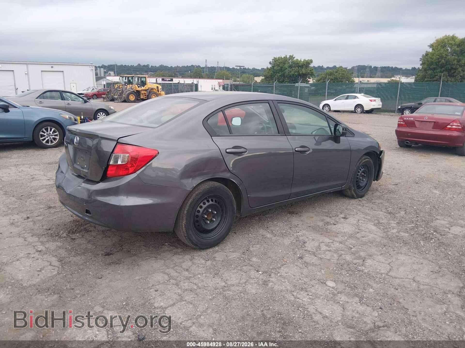 2012 HONDA CIVIC - VIN: 19XFB2F51CE314514 - Фото 4