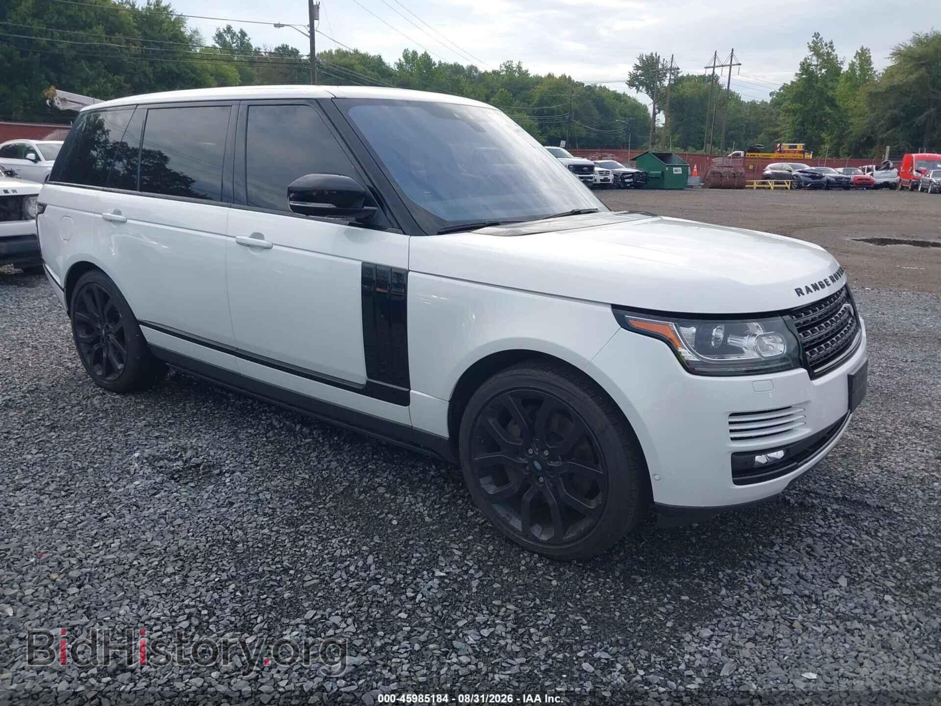 Photo SALGS5FE5HA348268 - LAND ROVER RANGE ROVER 2017