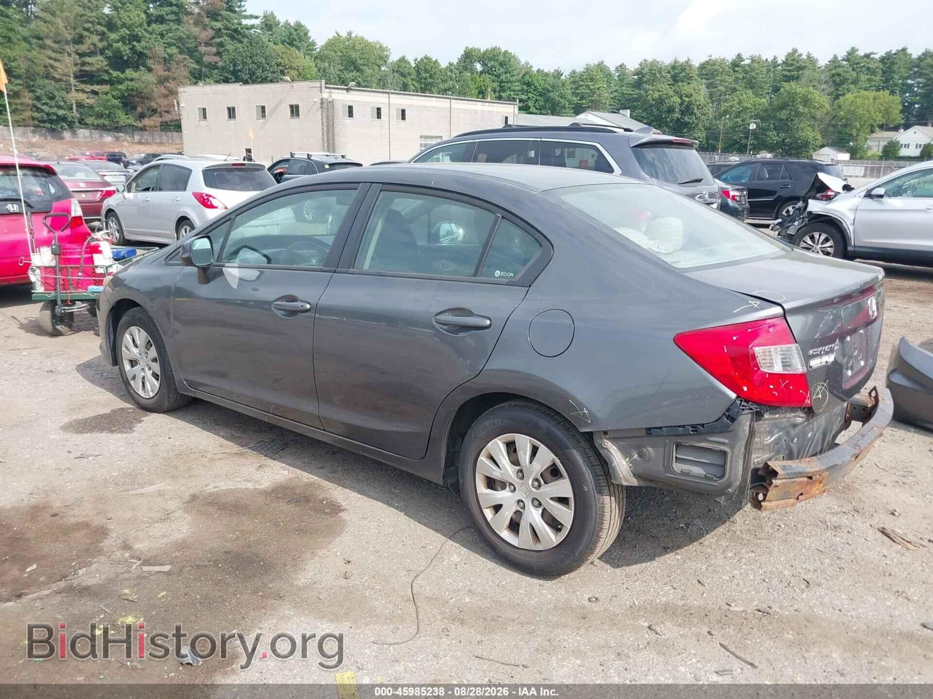2012 HONDA CIVIC - VIN: 2HGFB2F55CH558091 - Photo 3
