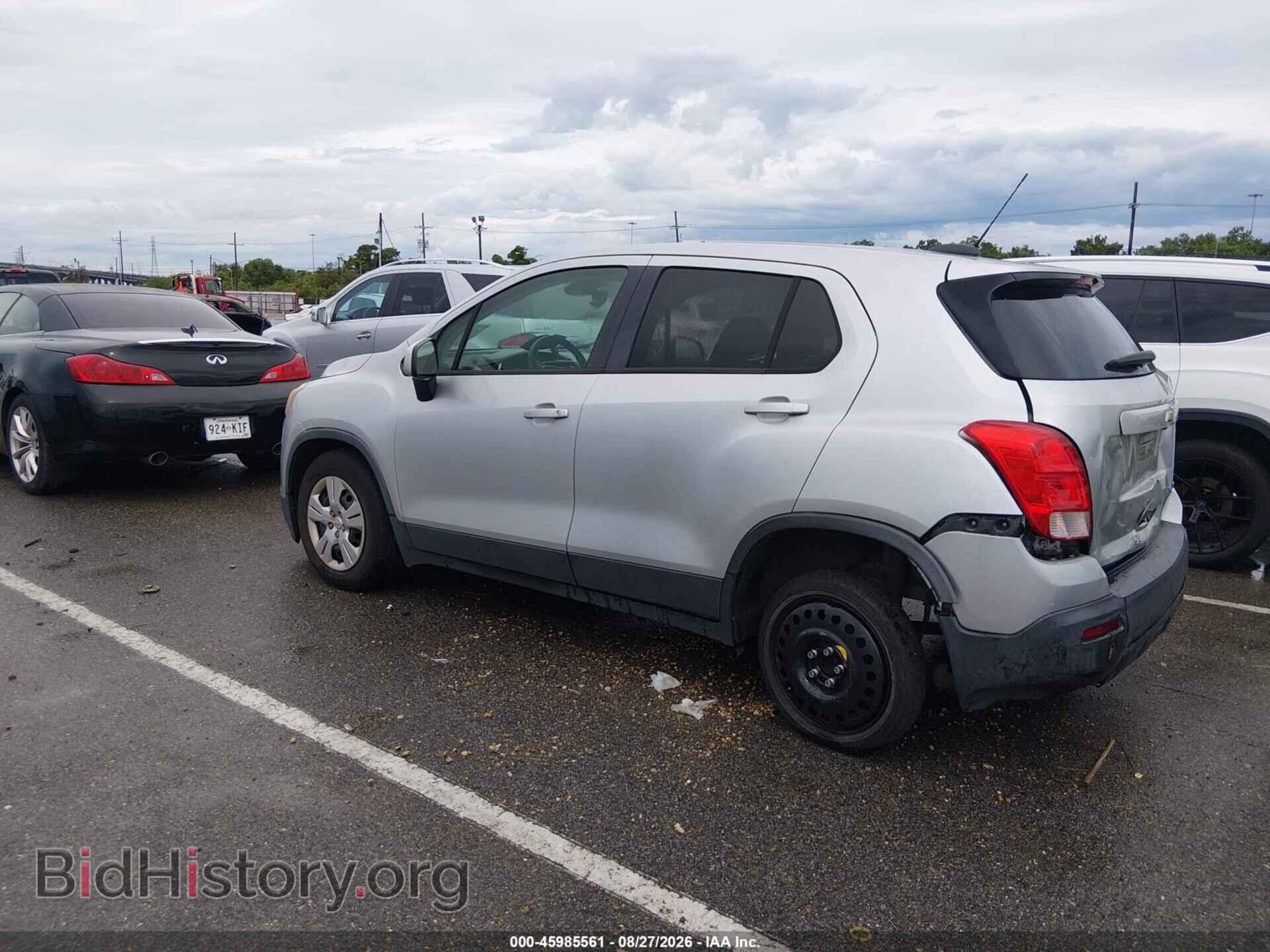 2015 CHEVROLET TRAX - VIN: 3GNCJKSB4FL225450 - Фото 3