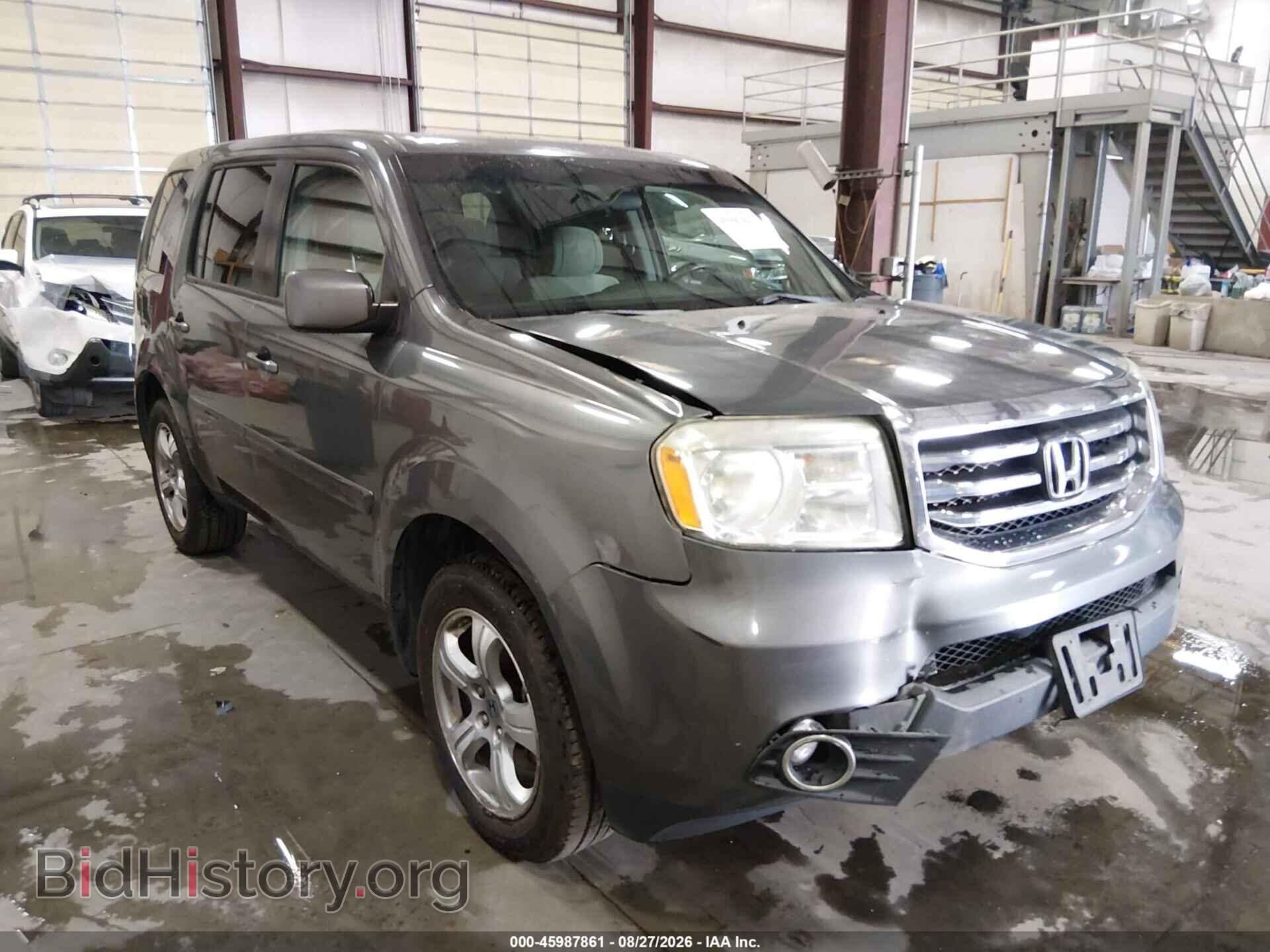Photo 5FNYF4H45CB017933 - HONDA PILOT 2012
